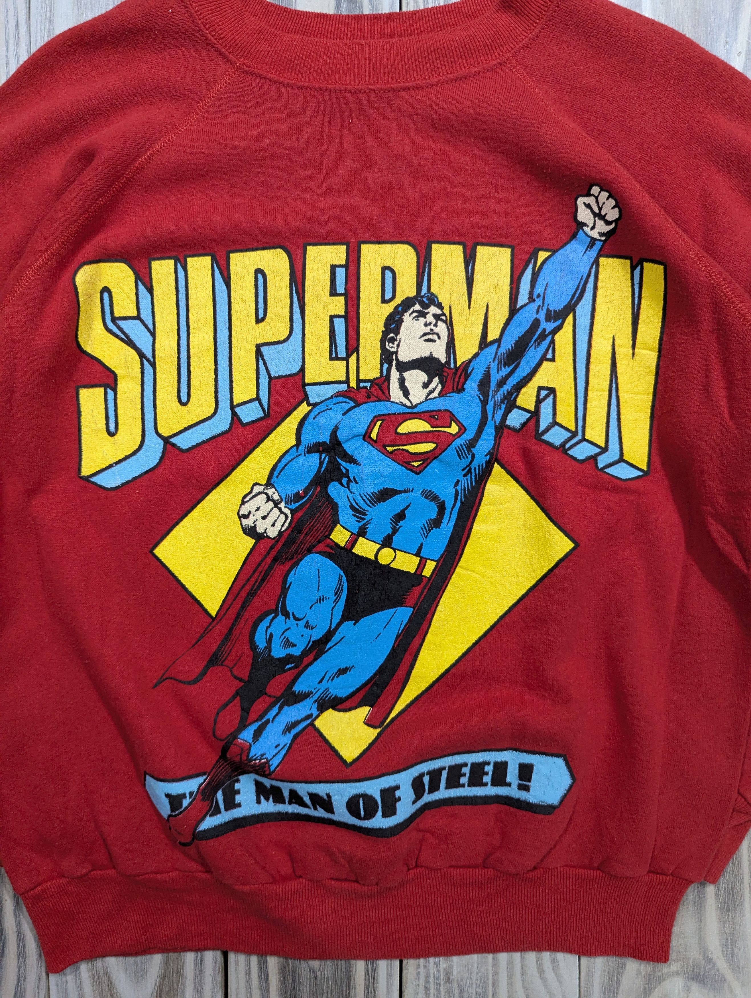 DC Comics × Vintage 80's Vintage Superman Crewneck/Sweatshirt by Pannill USA Size US L / EU 52-54 / 3 - 2 Thumbnail