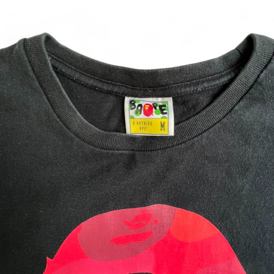 Bape A Bathing Ape (BAPE) - Bapehead Camo T-Shirt Black Red Size US M / EU 48-50 / 2 - 5 Thumbnail