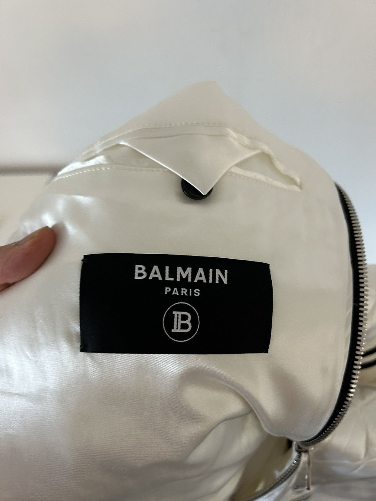 Balmain Satin Quilted Bomber Size US L / EU 52-54 / 3 - 10 Thumbnail