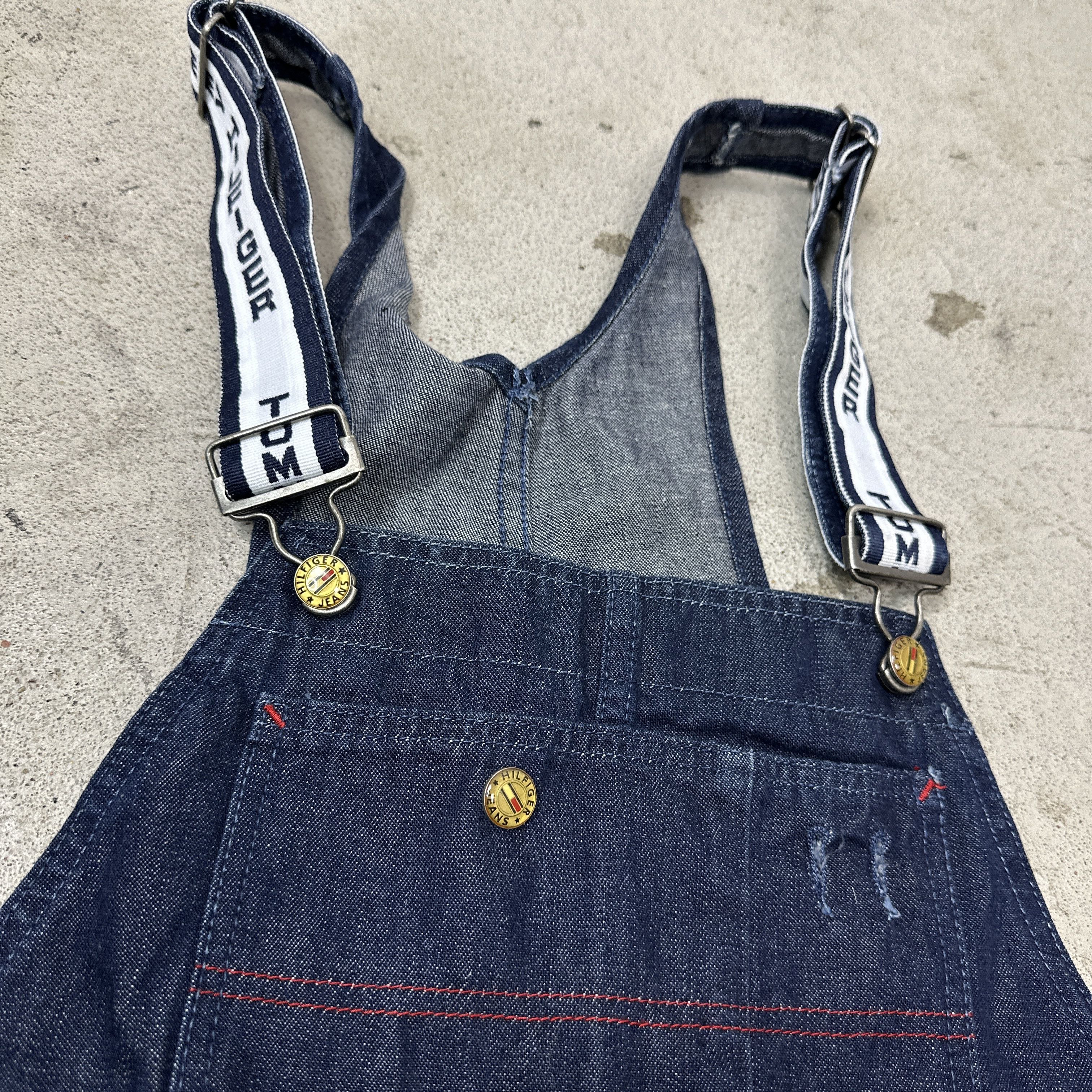 Tommy Hilfiger Vintage Denim Tommy Hilfiger Jeans Dungarees Y2K Size 26" / US 2 / IT 38 - 4 Thumbnail