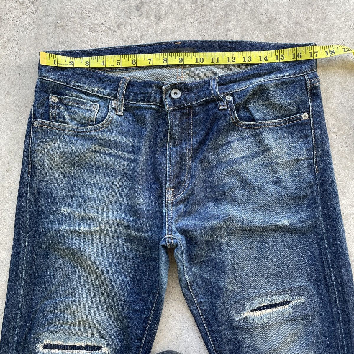 Japanese Brand Vintage Japanese Brand Denim Jeans Pants Faded W34 Size US 34 / EU 50 - 5 Thumbnail