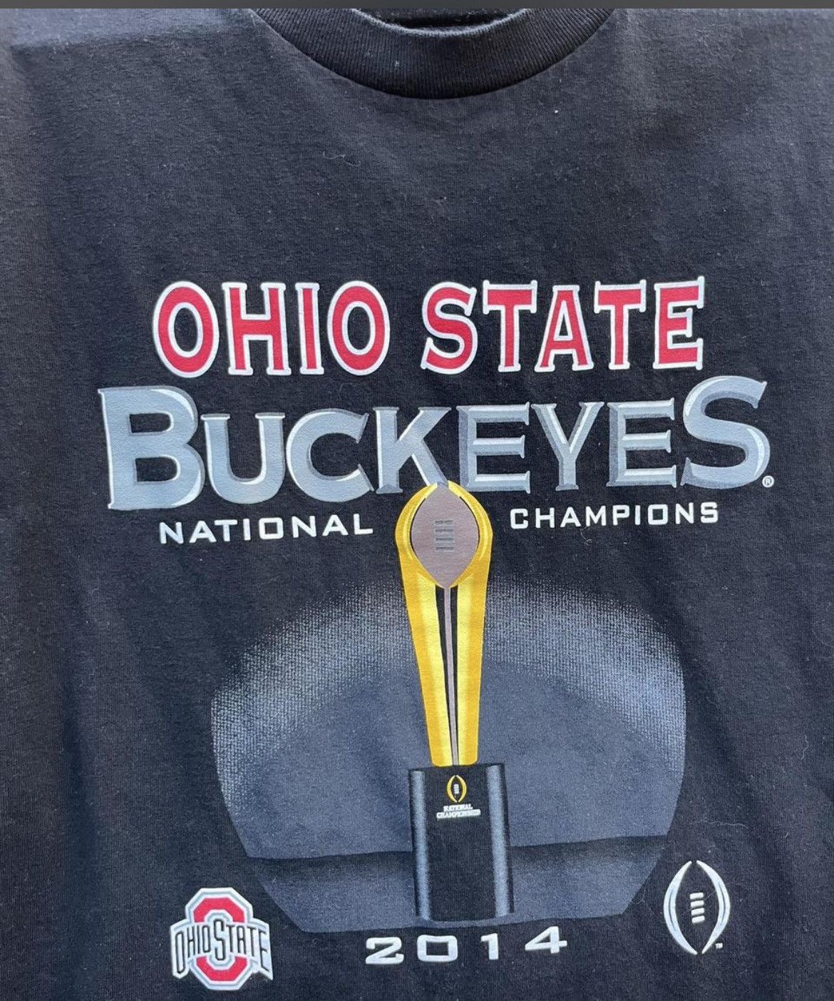 NCAA Ohio State Buckeyes 2014 National Champions T-Shirt XL Size US L / EU 52-54 / 3 - 3 Thumbnail