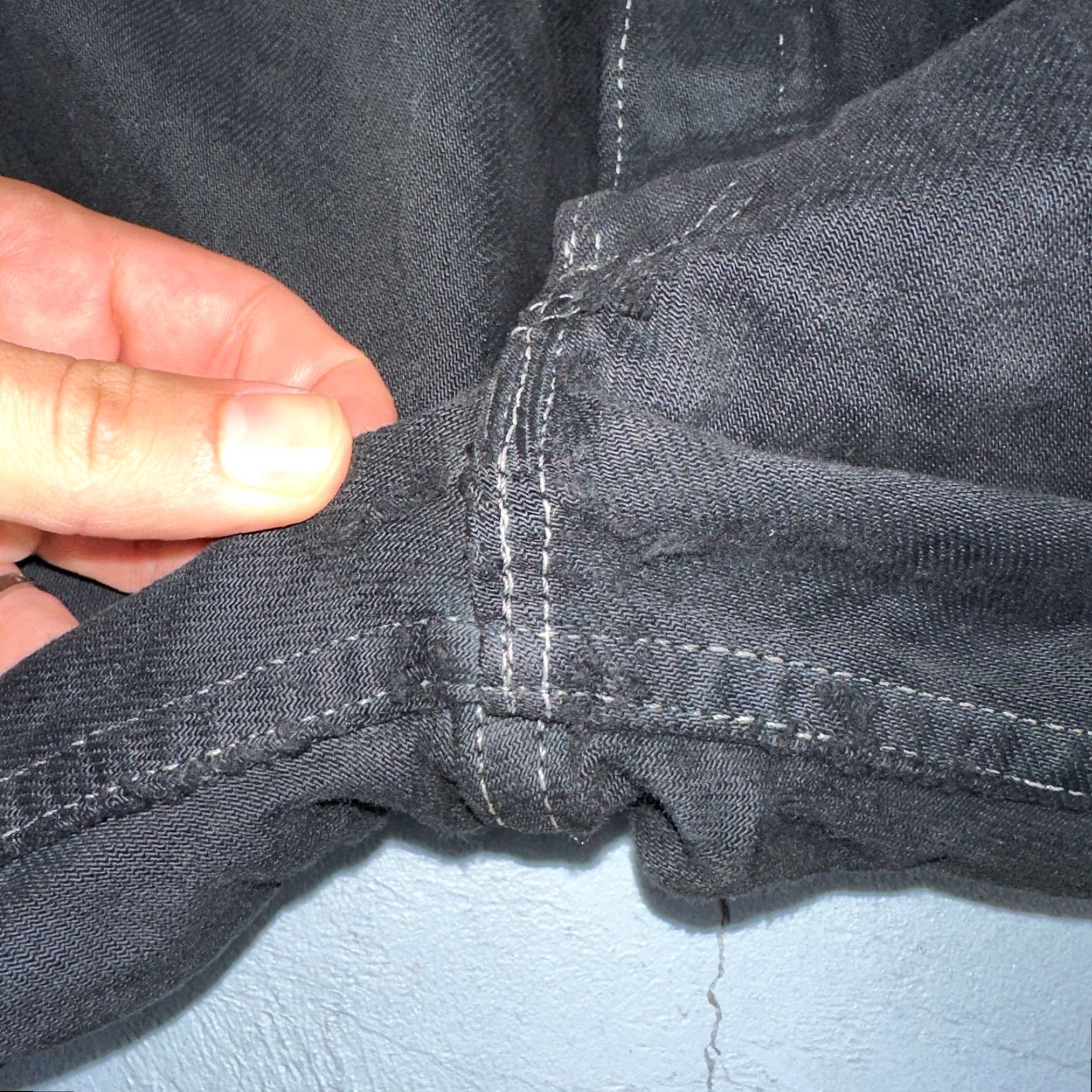 Levi's VINTAGE Levi's 501 Jeans 90s Straight Leg Black Overdye 36x30 501 Series Mens Denim Cotton Classic Regular Button 5-Pocket Size US 36 / EU 52 - 7 Thumbnail