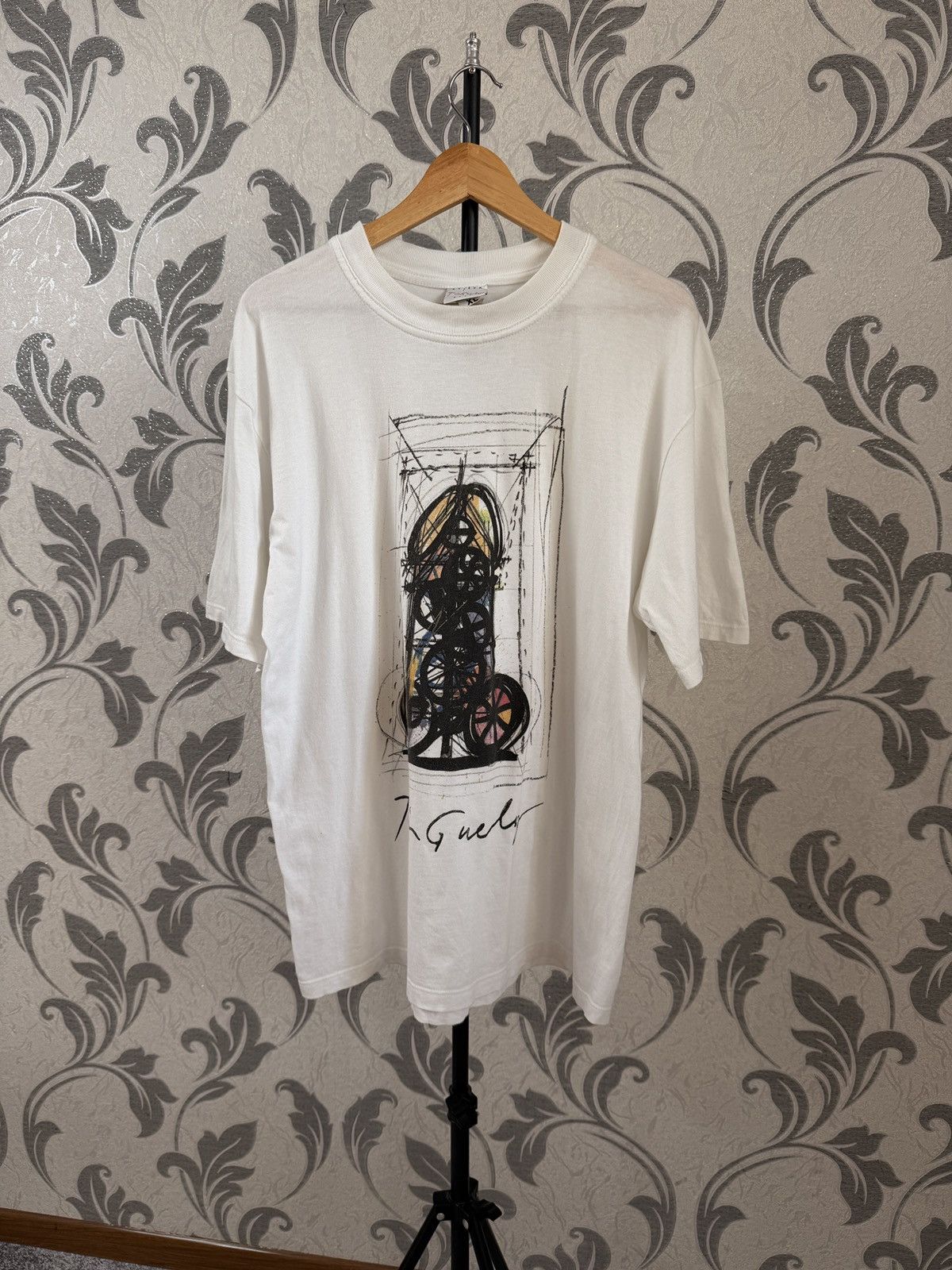 Other 1996 Jean Tinguely Et Flammarion 4 Basel Museum Art T-shirt Size US XL / EU 56 / 4 - 7 Thumbnail