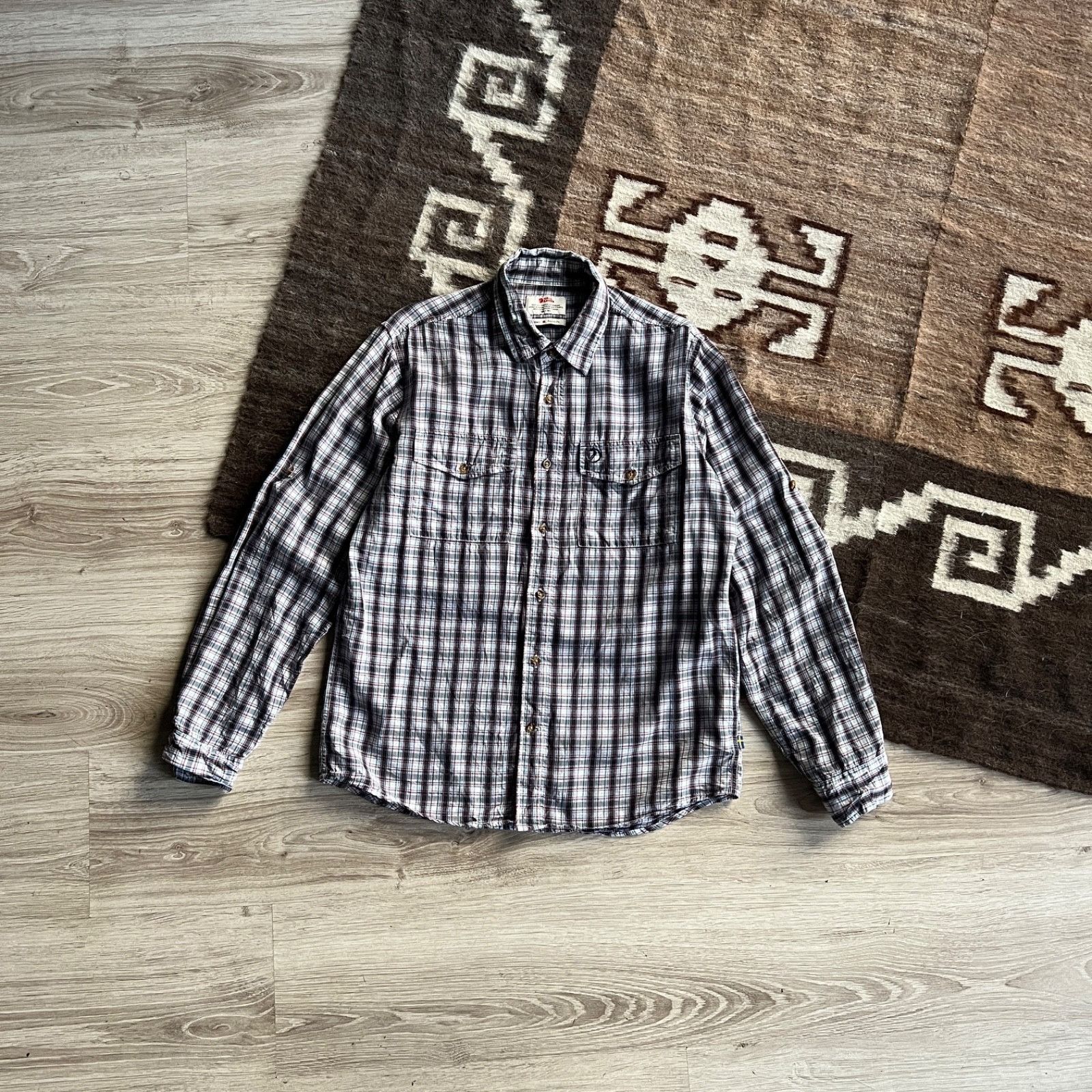 Fjallraven Fjallraven Abisko Cool LS Plaid Button Up Shirt 9710AC Size US M / EU 48-50 / 2 - 2 Thumbnail