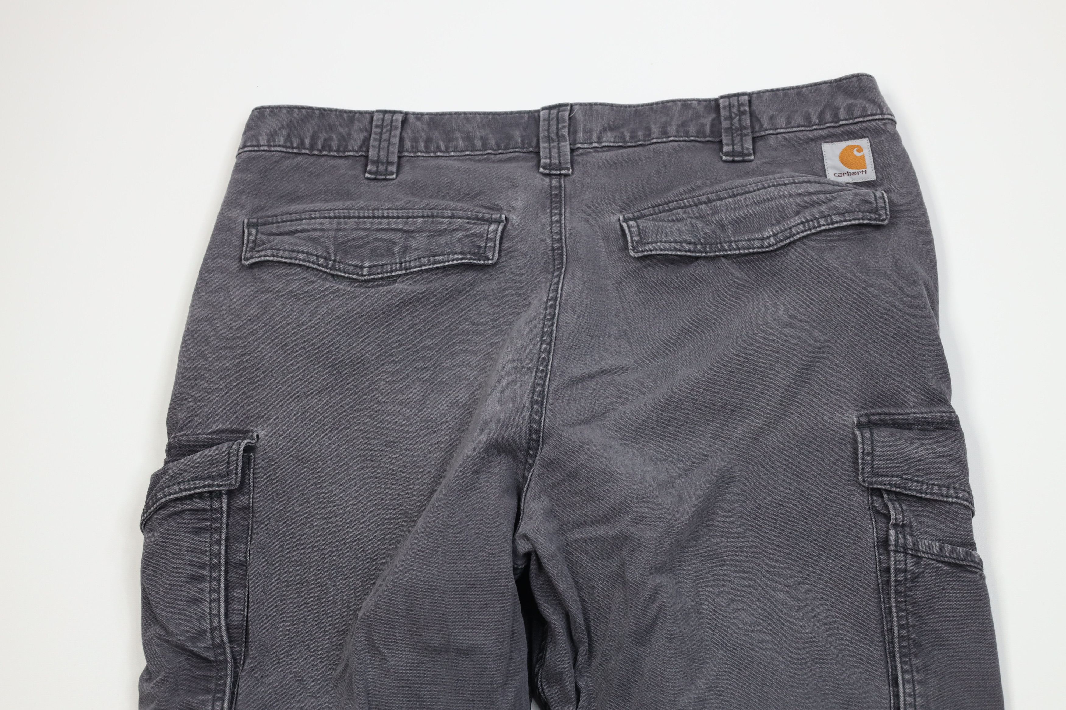 Carhartt Vintage Y2K Carhartt Relaxed Fit Canvas Cargo Pants Gray Size US 36 / EU 52 - 11 Thumbnail