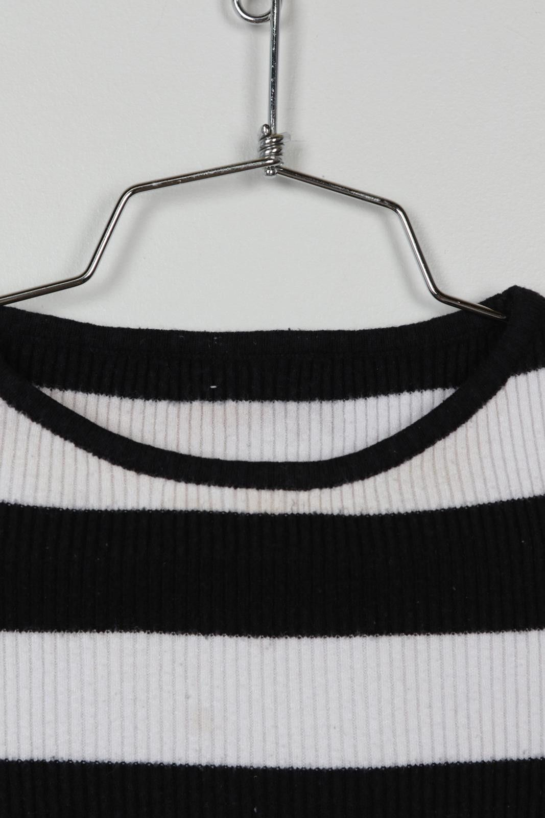 Vintage 00's Ribbed Striped Sweater Size S / US 4 / IT 40 - 5 Thumbnail