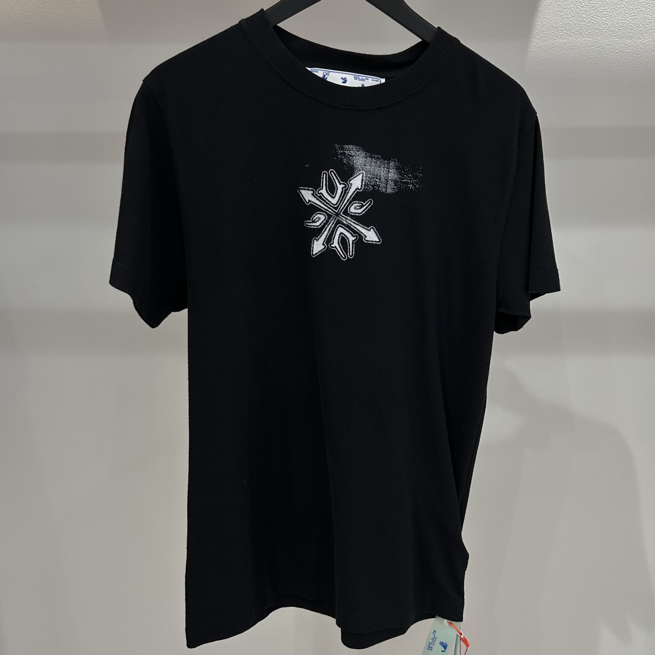 Off-White OFF-WHITE Tribal Type Tee Size US S / EU 44-46 / 1 - 1 Thumbnail