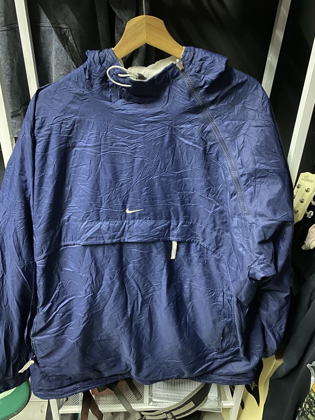 Nike × Vintage NIKE REVERSIBLE HOODIE WINDBREAKER Size US XL / EU 56 / 4 - 1 Thumbnail
