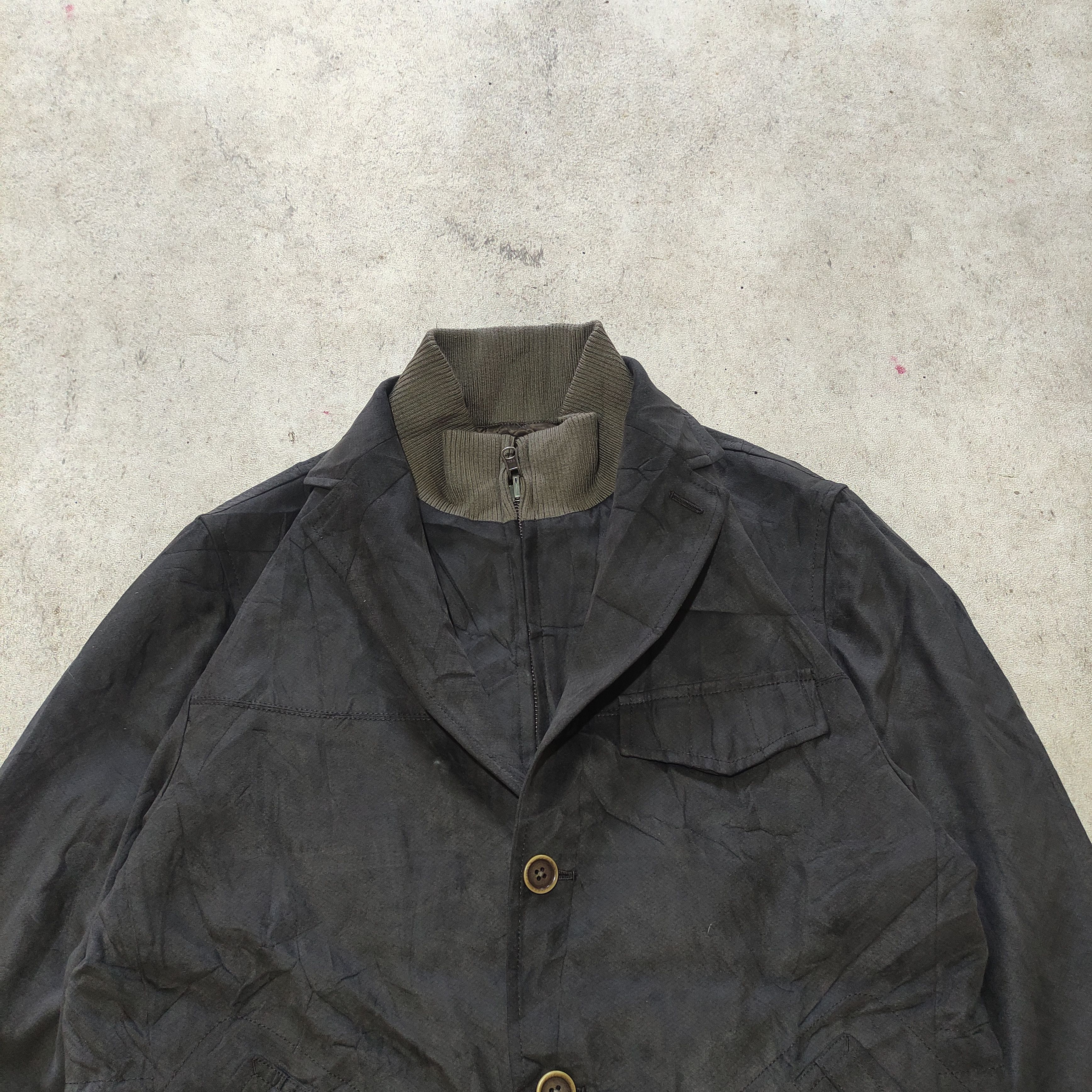 Yohji Yamamoto Vintage D'URBAN layered blazer — archive Yohji mood. Size US S / EU 44-46 / 1 - 7 Thumbnail