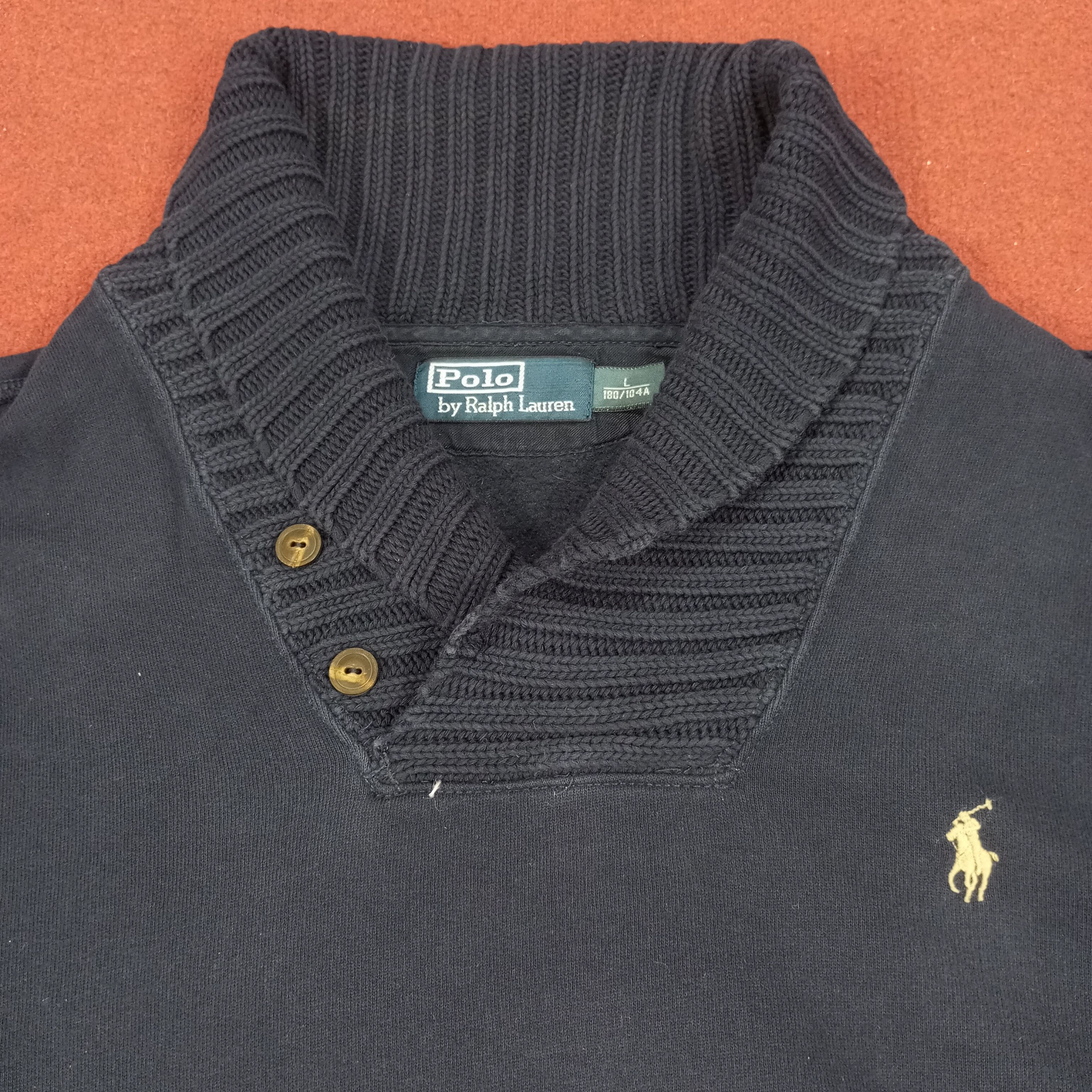 Polo Ralph Lauren × Vintage Polo By Ralph Lauren Fashion Style Small Logo Sweatshirt Size US L / EU 52-54 / 3 - 3 Thumbnail