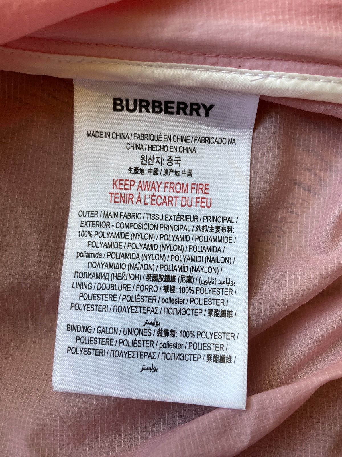Burberry Burberry Toddler Windbreaker Sz 2Y Size XXS / US 00 / IT 34 - 11 Thumbnail