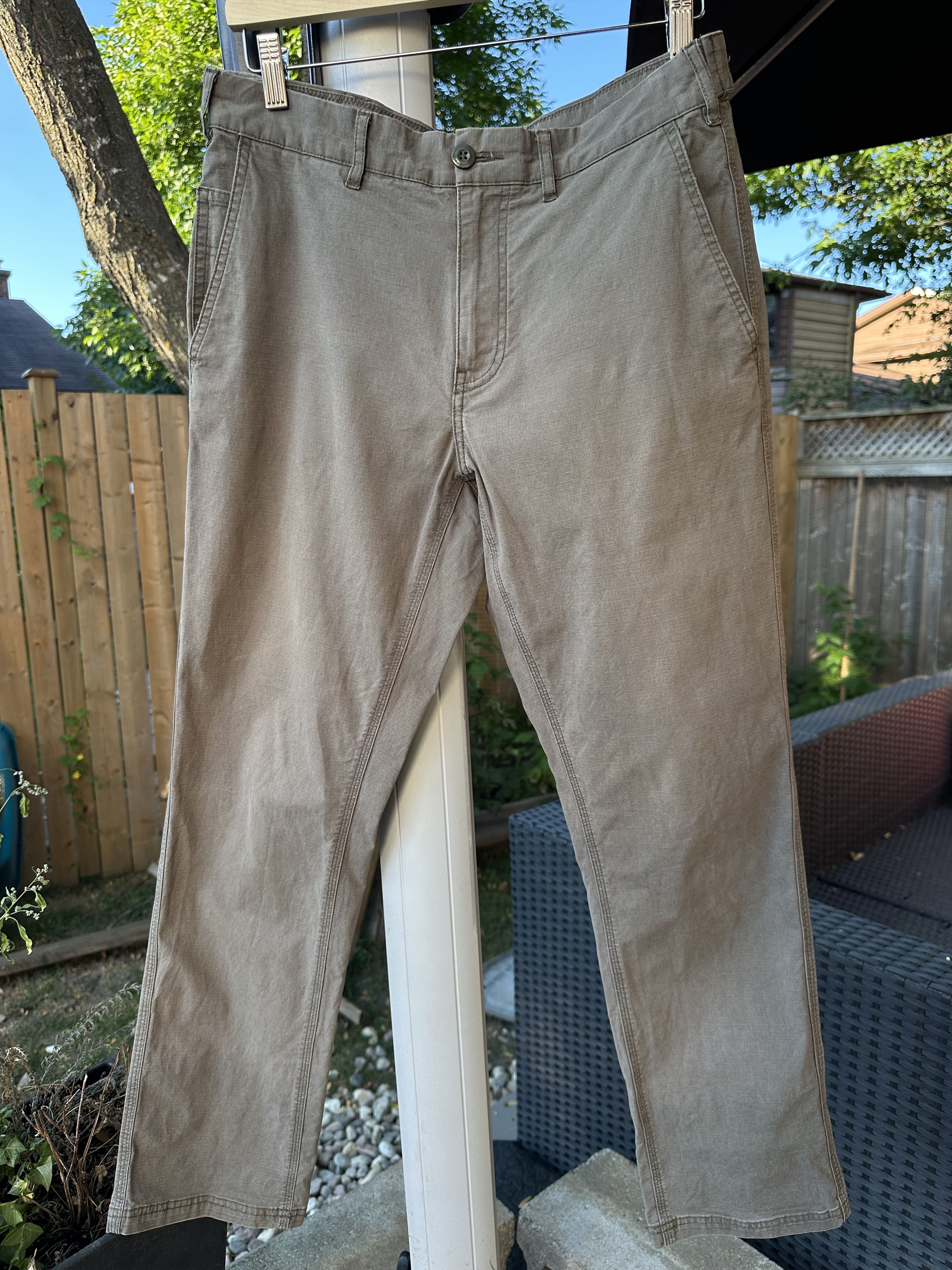 Frank & Oak Ossington Carpenter Pant in Khaki Green Size US 31 - 1 Thumbnail