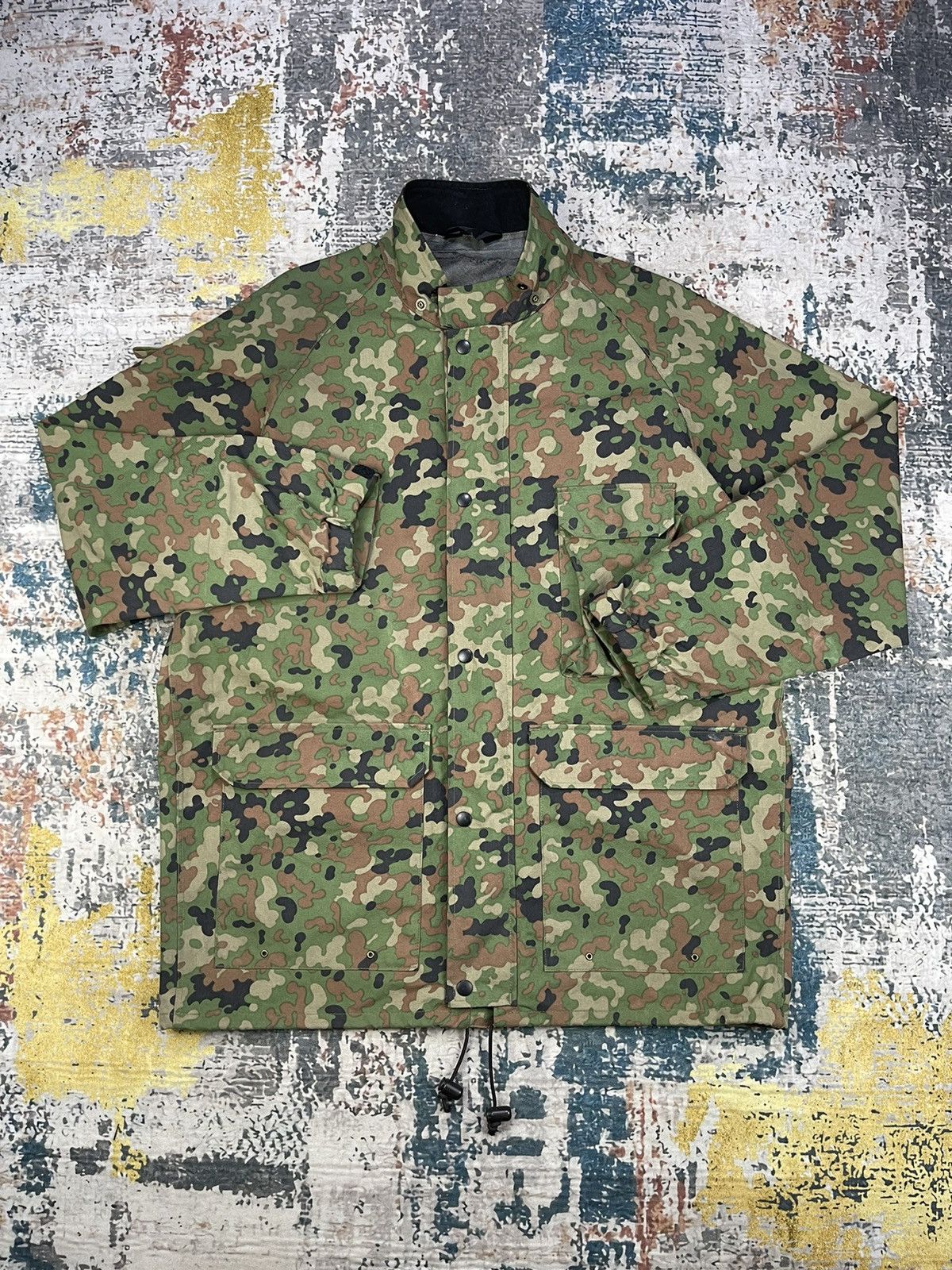 Goretex Vintage JGSDF Japan Army Camouflage Goretex Jackets Size US L / EU 52-54 / 3 - 1 Thumbnail