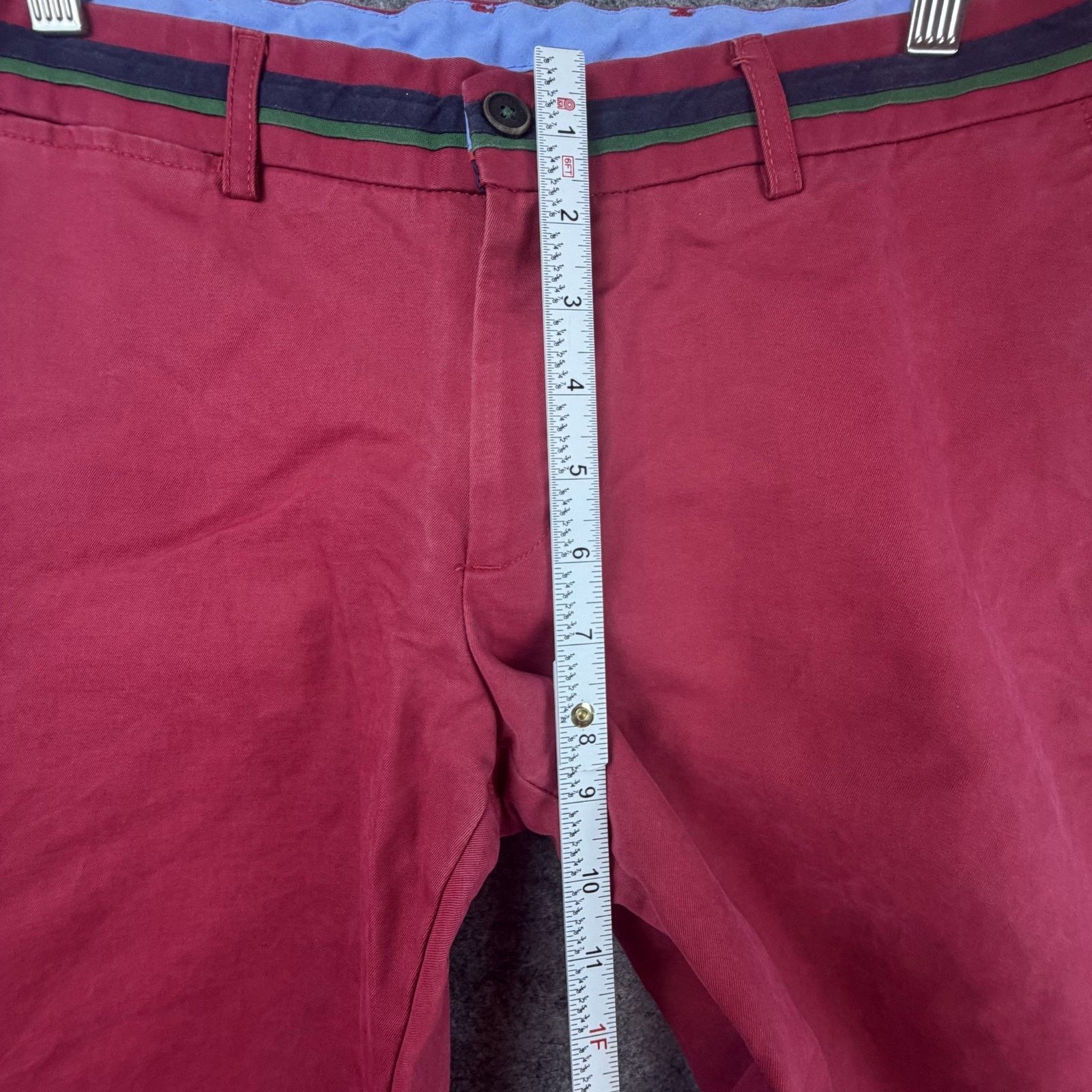 El Ganso El Ganso Chino Pants Mens 34 Red Cropped Golf Preppy Y2K Size US 34 / EU 50 - 7 Thumbnail