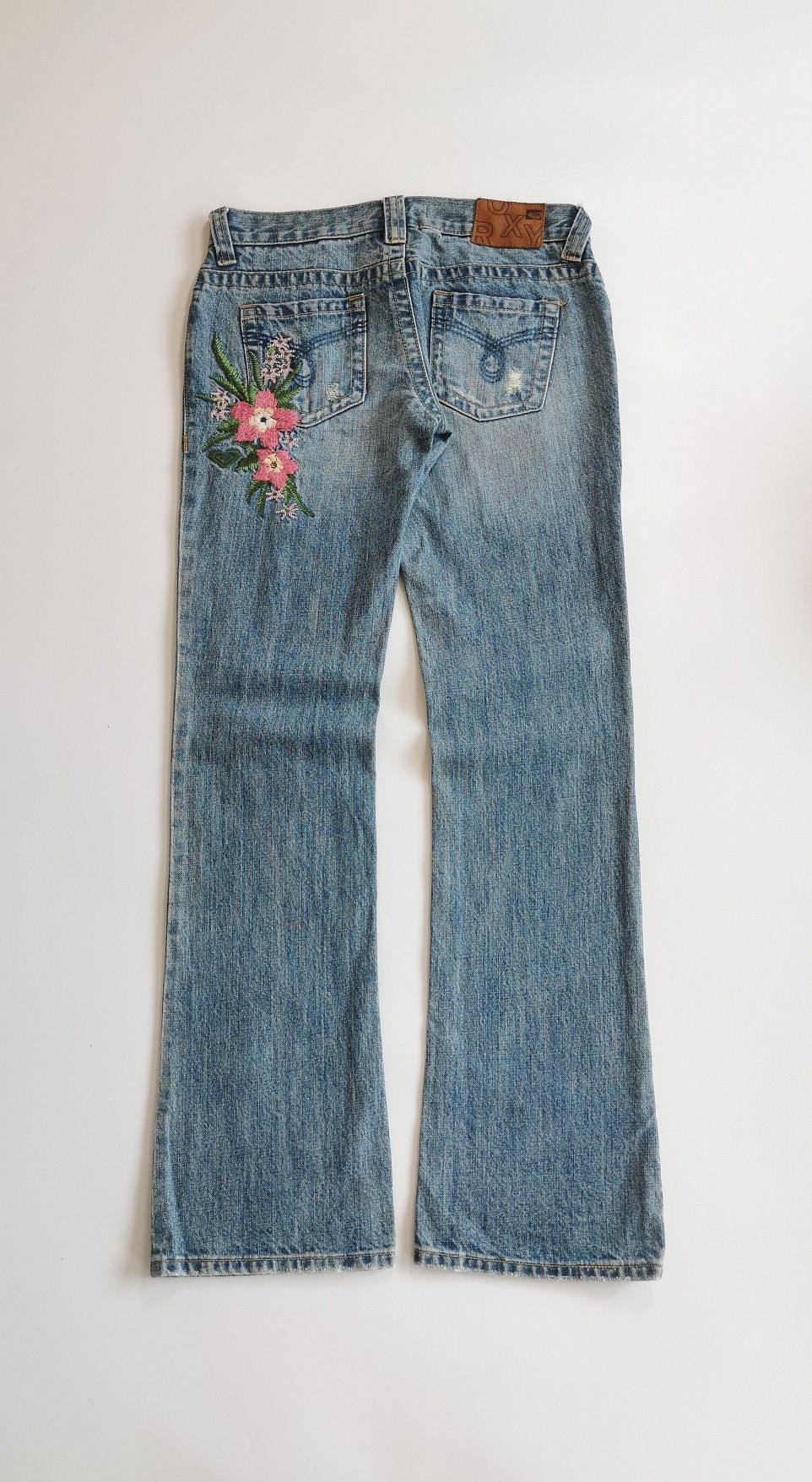 Vintage Roxy Cloudbreak Bootcut Embroidery Flowers Jeans Size 30" / US 8 / IT 44 - 1 Thumbnail