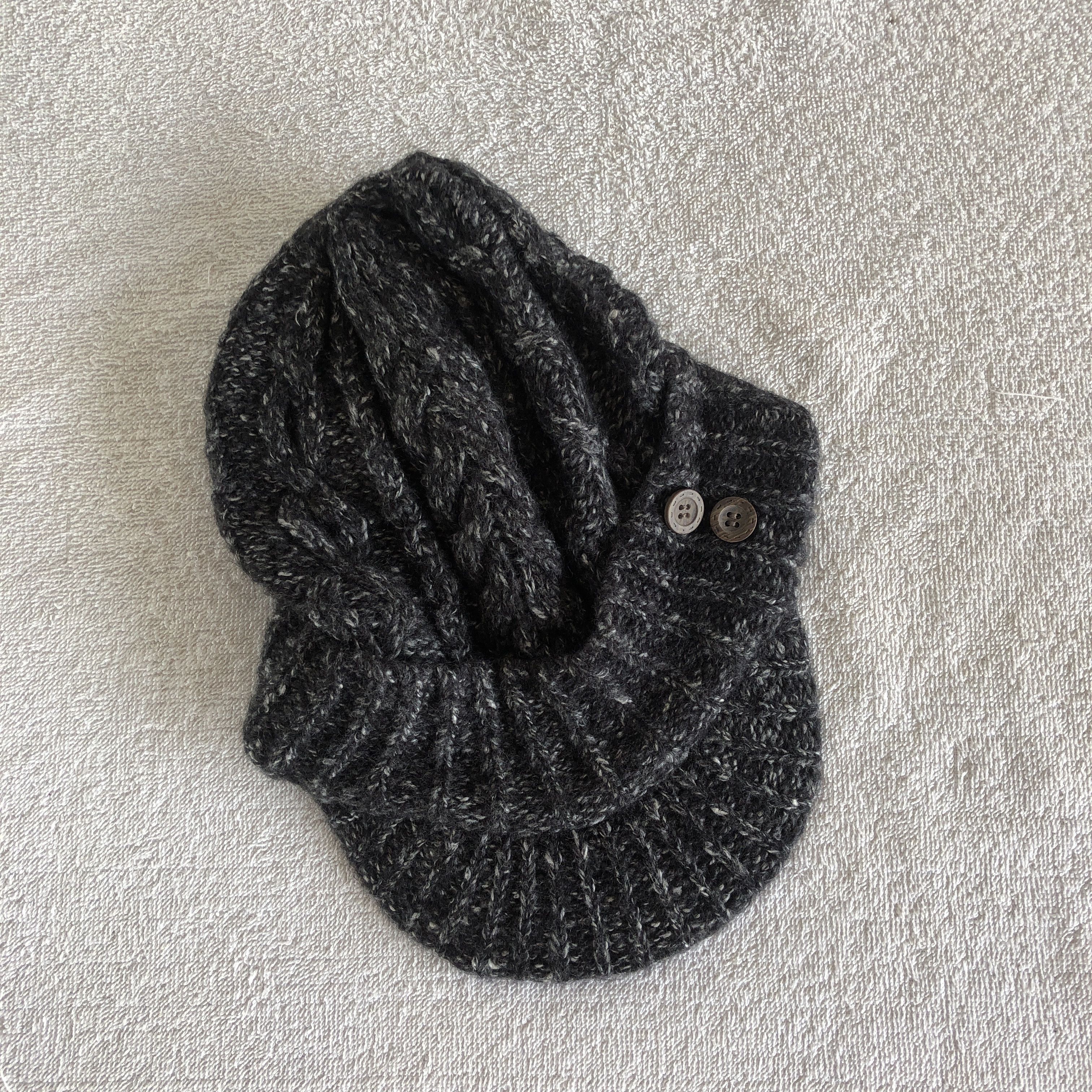Japanese Brand Vintage Y2K Cable Knit Slouchy Caps Beanie Snow Hats Size ONE SIZE - 5 Thumbnail