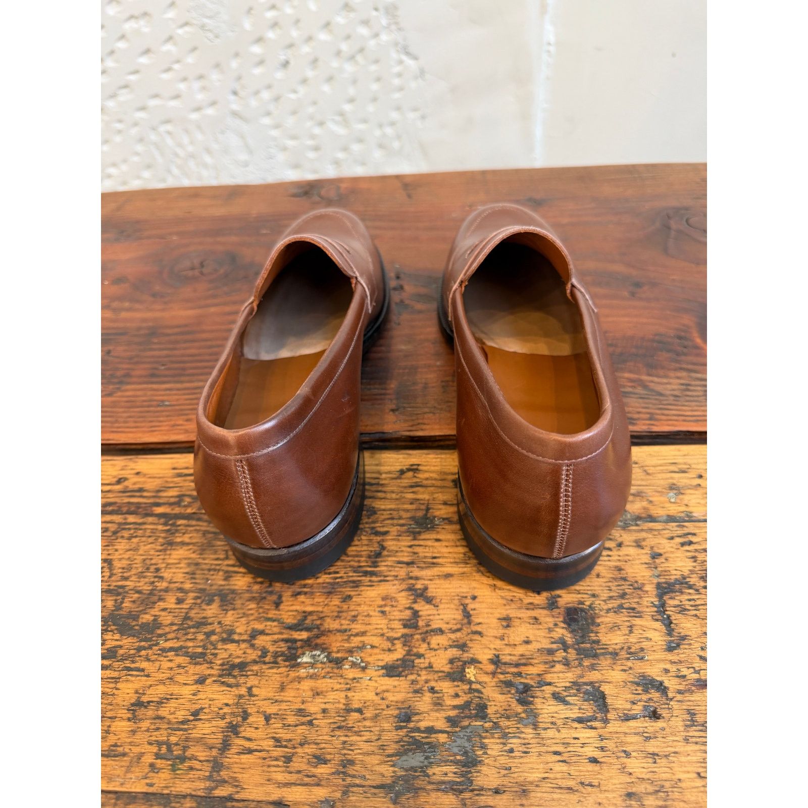 Viberg Viberg 1905 Brown Calf Leather Bristol Loafers Size US 9.5 / EU 42-43 - 3 Thumbnail