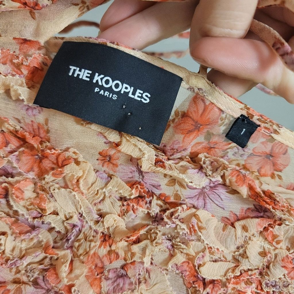 The Kooples The Kooples Vintage Flowers High/Low Dress Size XS / US 0-2 / IT 36-38 - 12 Thumbnail