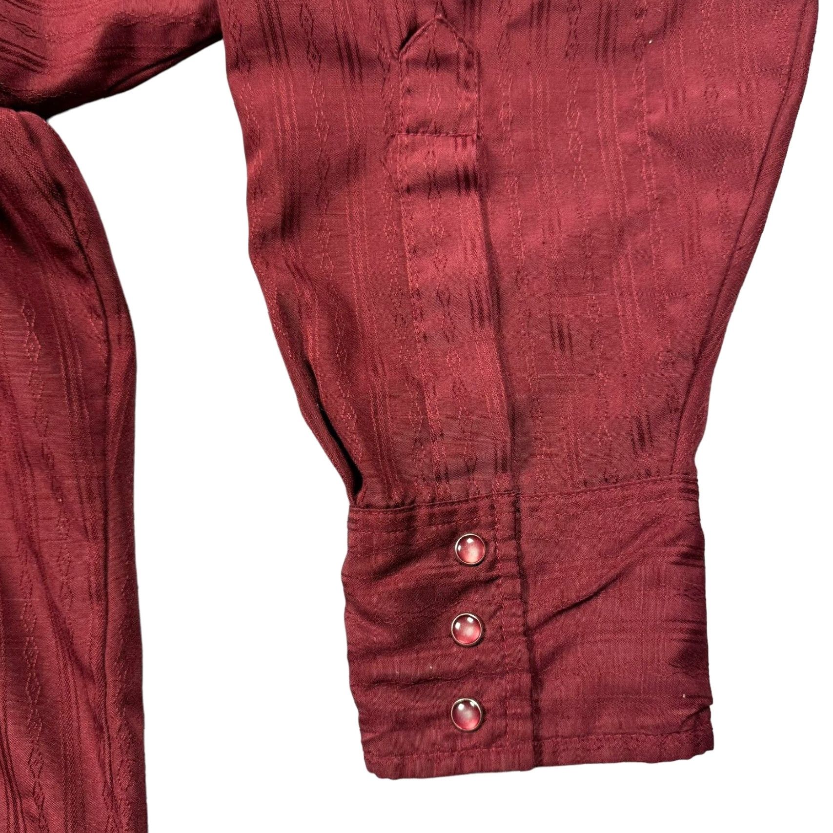 Vintage VINTAGE Ely Cattleman Pearl Snap Western Shirt Mens XXL Red Aztec Long Sleeve Shirt Size US XXL / EU 58 / 5 - 6 Thumbnail