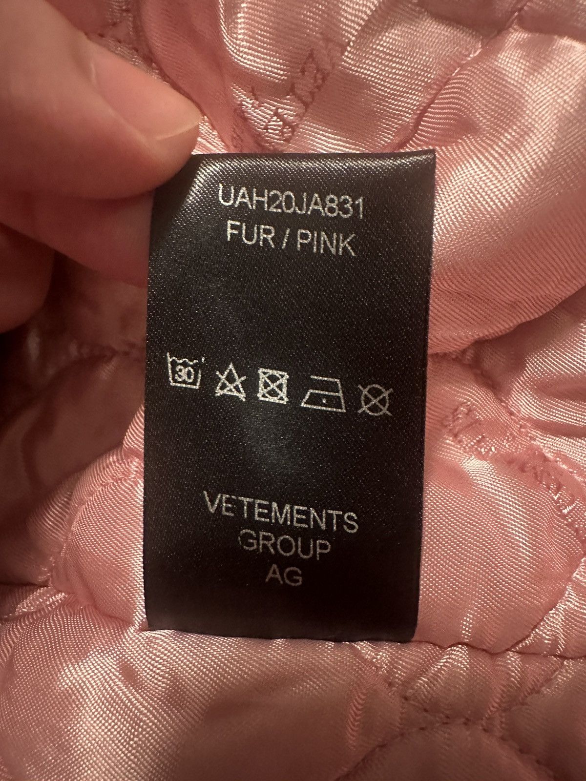 Vetements 19AW Anarchy pink alpaca bathrobe coat Size US M / EU 48-50 / 2 - 7 Thumbnail