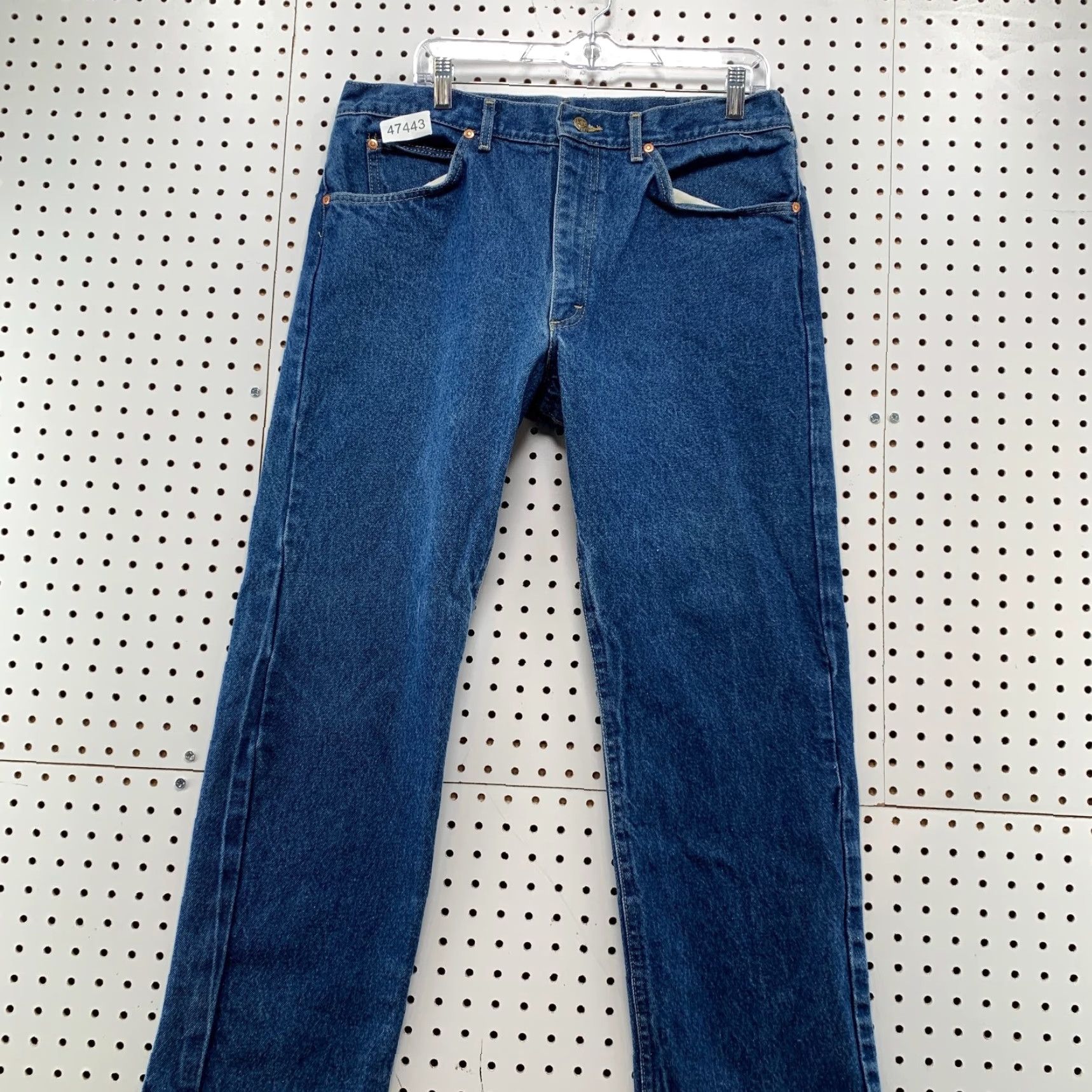 Lee VINTAGE Lee Denim Jeans Mens 35x29 Blue Straight Fit 35 29 90s United States Denim Jeans Mens Blue Straight Fit 90s Size US 35 - 6 Thumbnail