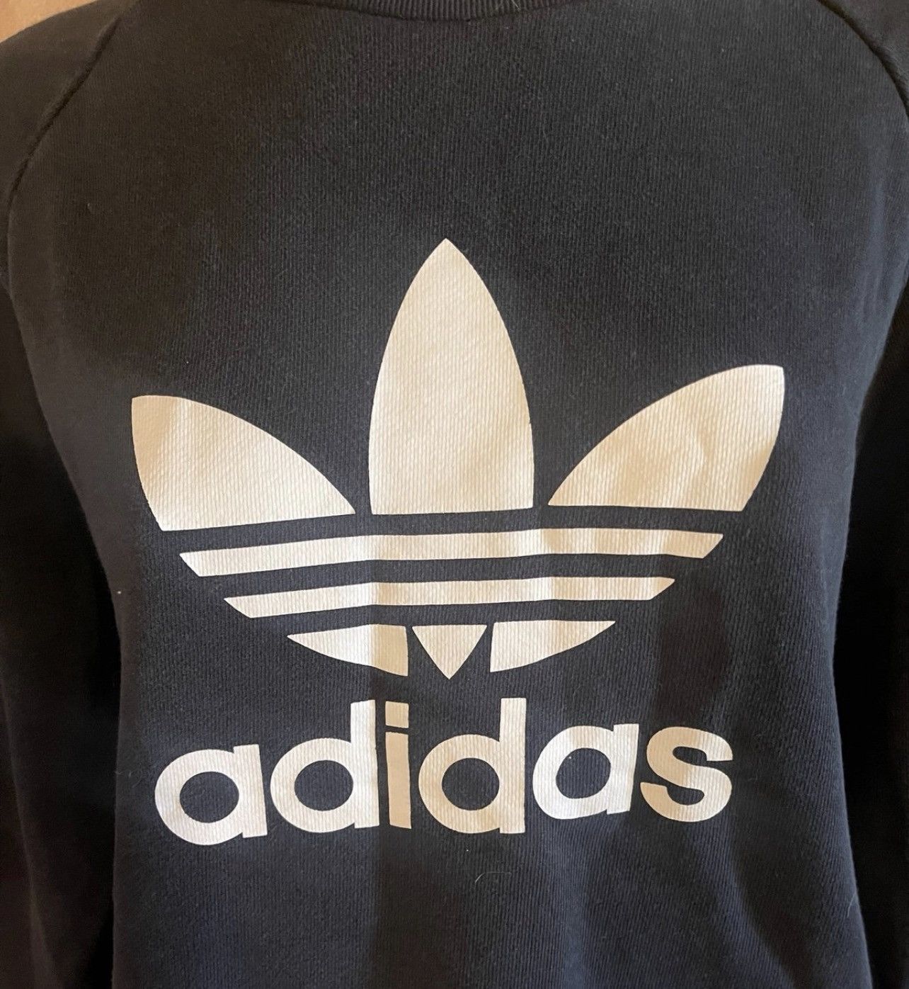 Adidas Adidas Men’s Large Black Classic Logo Pullover Sweatshirt Size US L / EU 52-54 / 3 - 5 Thumbnail