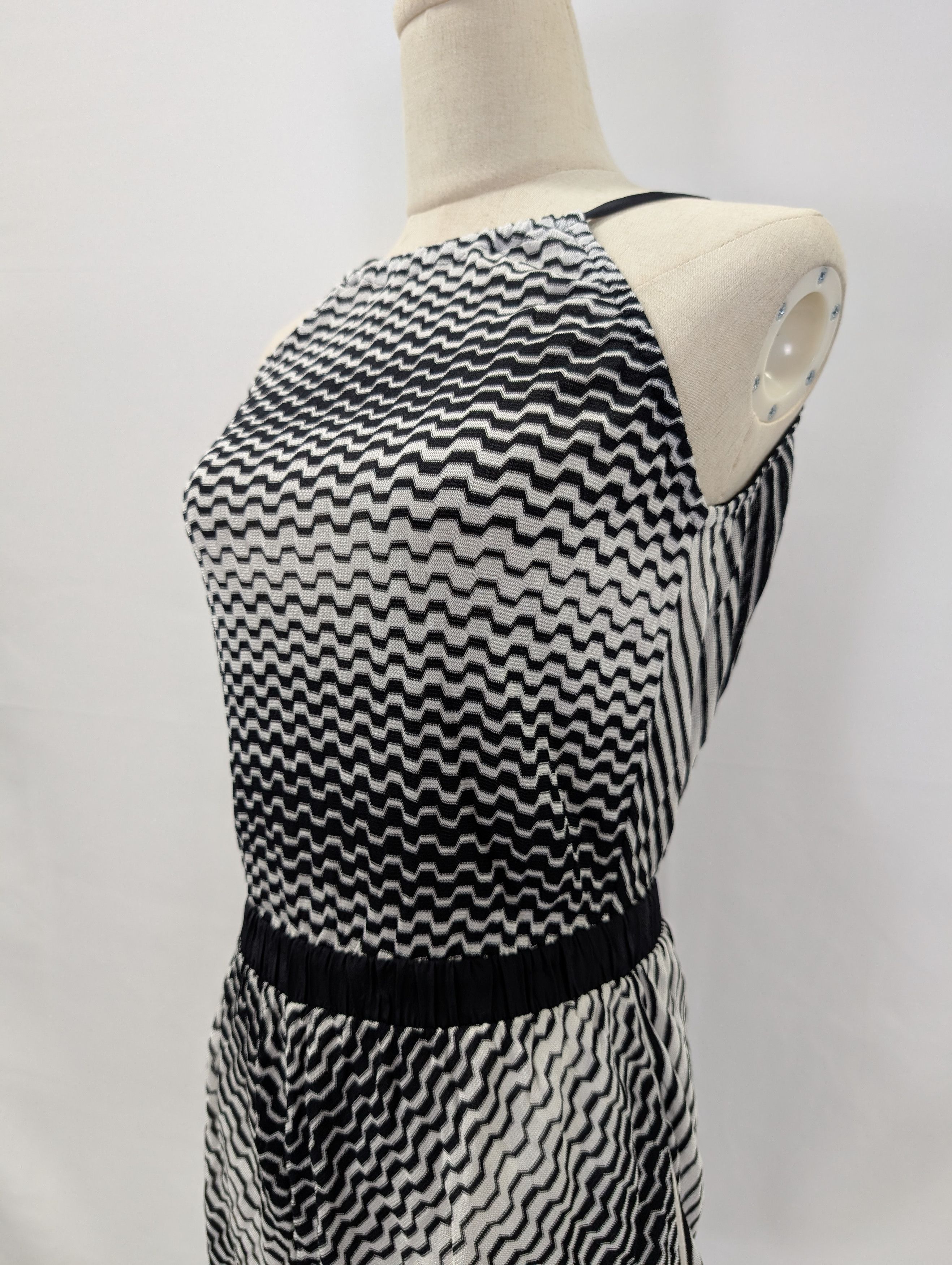 Missoni Missoni Black And White Pattern One-Piece Sunbath Jumpsuit Size XS / US 0-2 / IT 36-38 - 3 Thumbnail