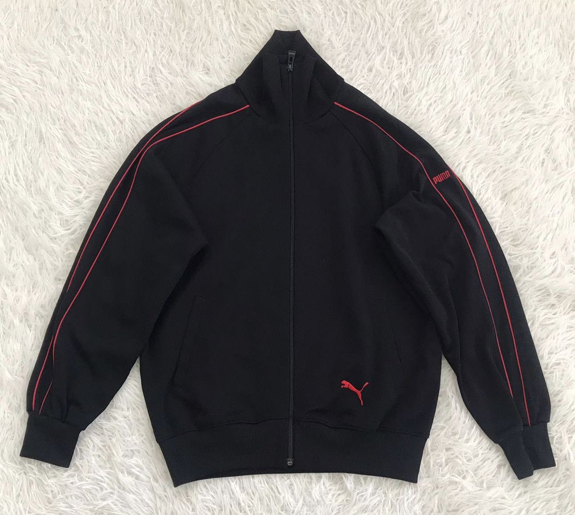 Puma × Vintage Vintage 80s-90s Puma Tracktop Jacket Made in Japan Size US L / EU 52-54 / 3 - 1 Thumbnail