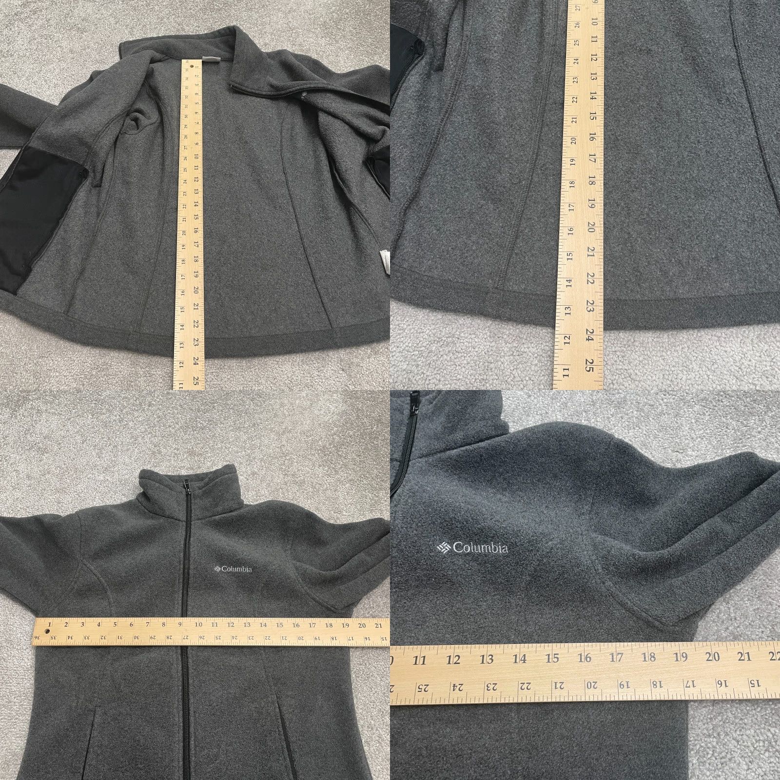Vintage Columbia Benton Springs Fleece Jacket Womens Adult M Gray Full Zip Outdoor Size M / US 6-8 / IT 42-44 - 8 Thumbnail