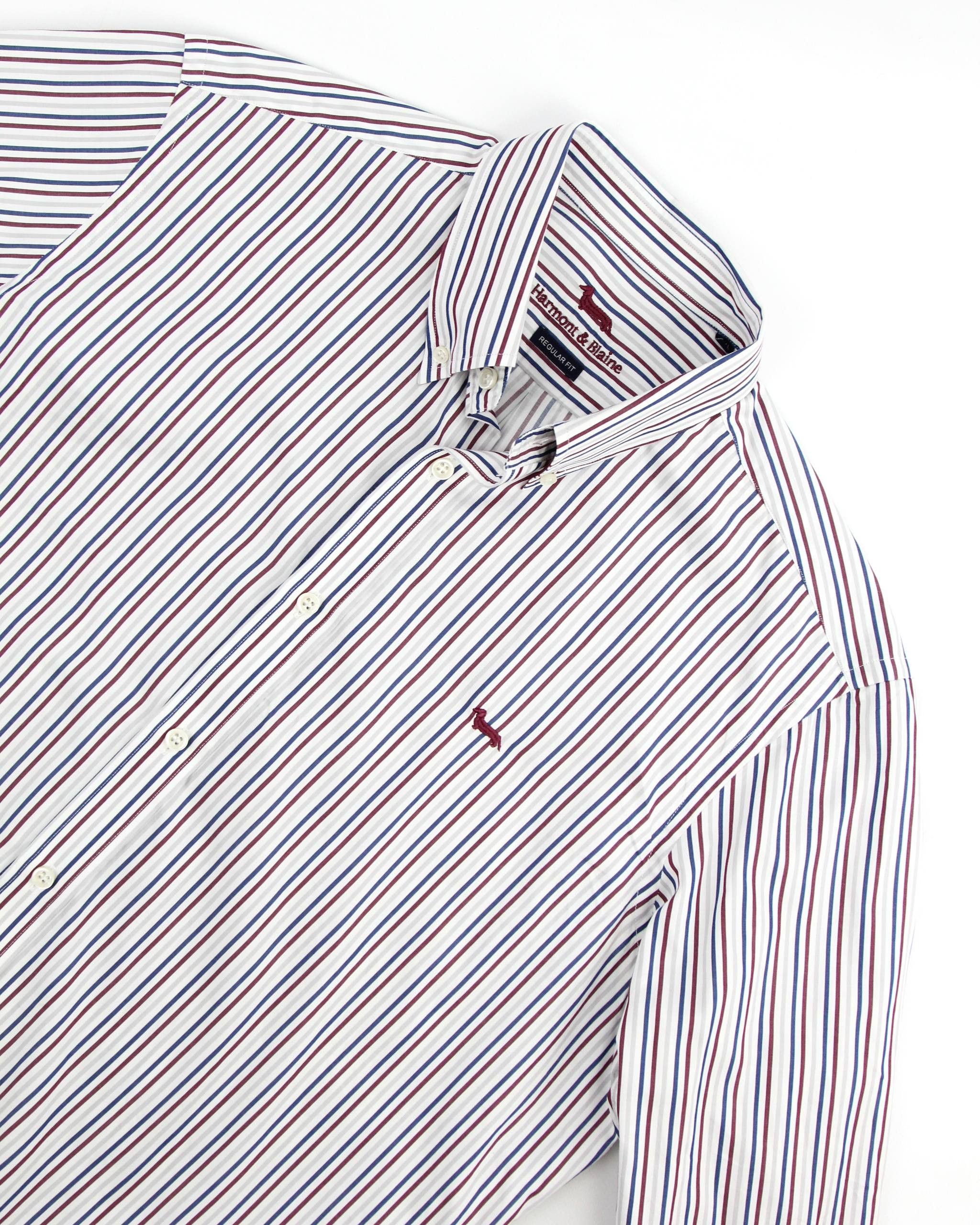 Harmont & Blaine HARMONT&BLAINE Striped shirt with logo Size US XXL / EU 58 / 5 - 7 Thumbnail
