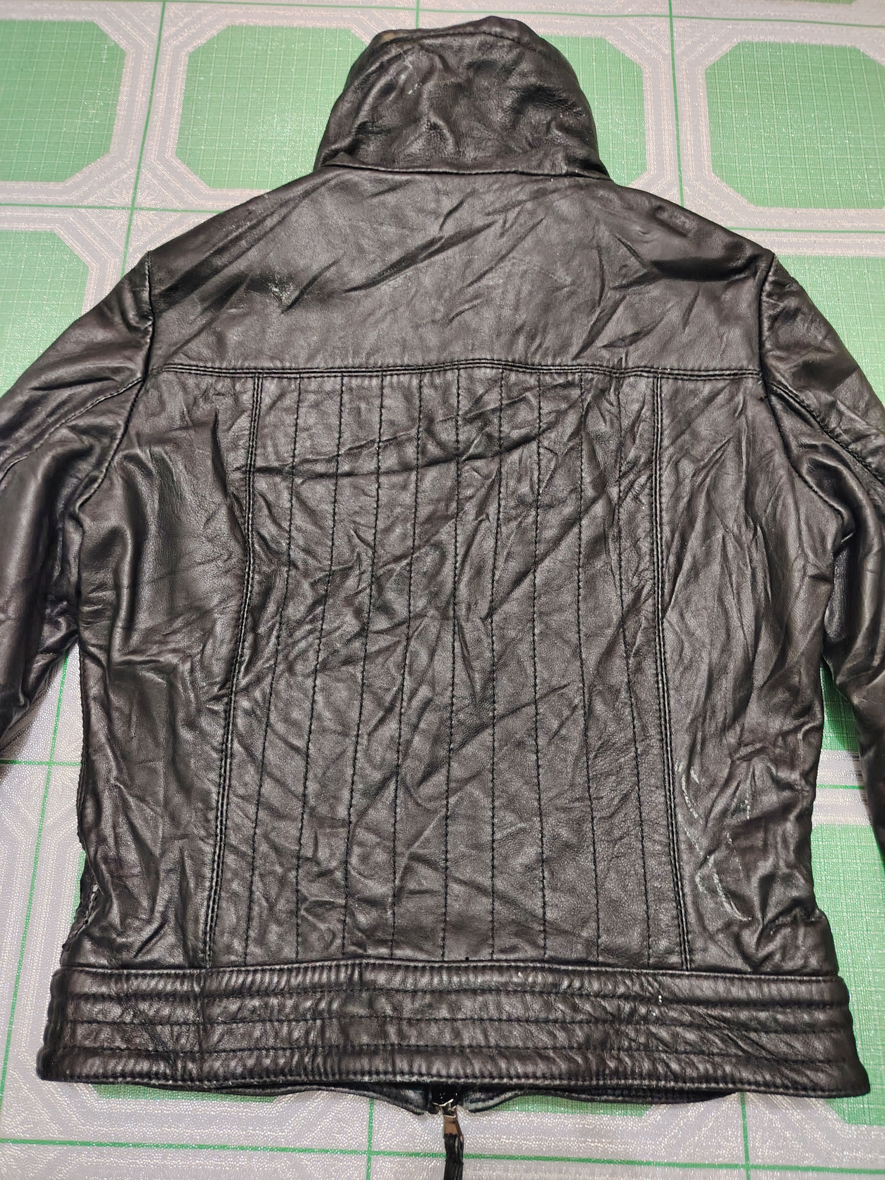 Armani Leather jacket Armani Jeans Size S / US 4 / IT 40 - 11 Thumbnail