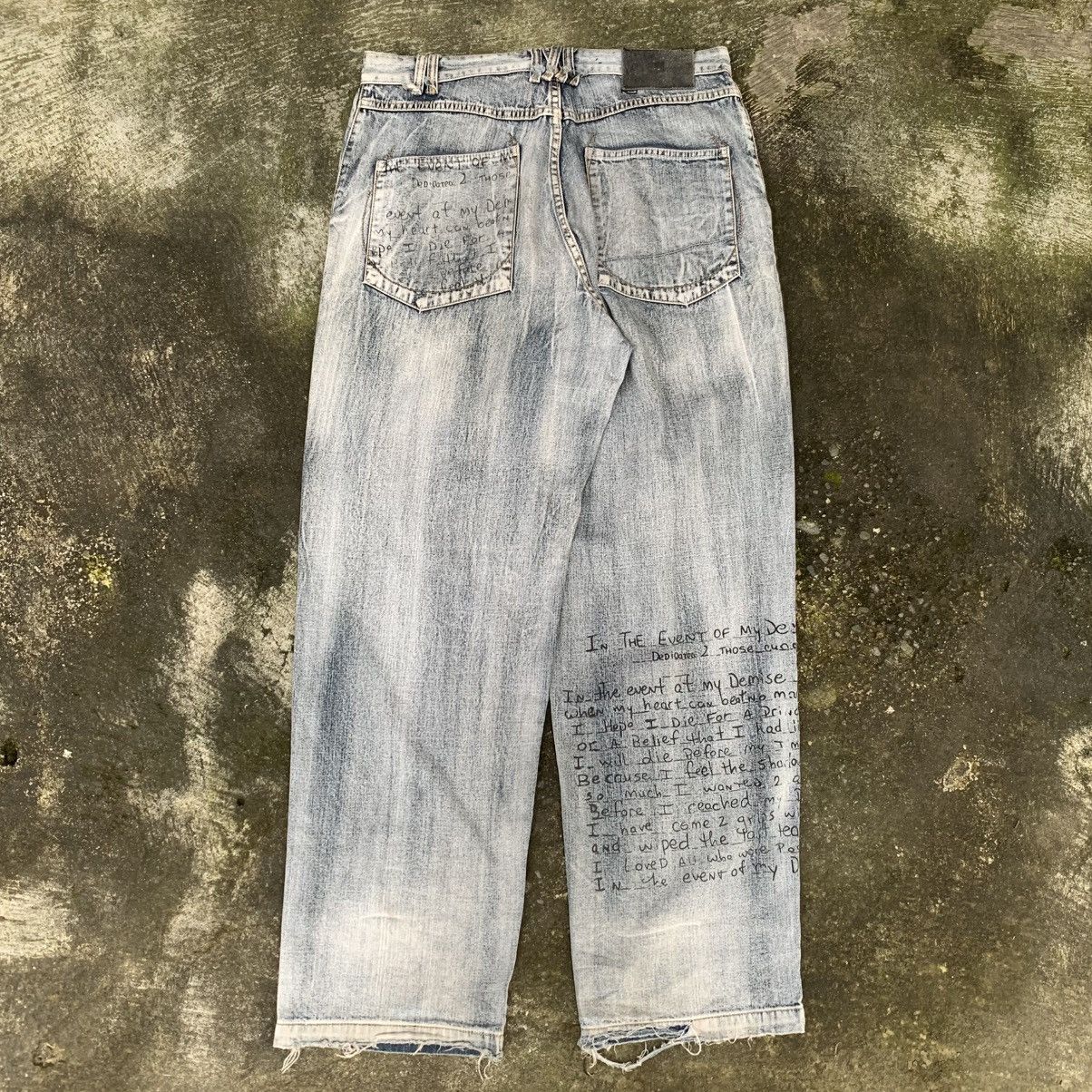 Makaveli Vintage Y2K Makaveli 2Pac Shakur Baggy Pants Size US 34 / EU 50 - 2 Thumbnail