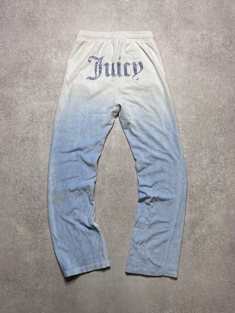 Juicy Couture JUICY COUTURE BIG LOGO RHINESTONES BAGGY SWEATPANTS M Size 30" / US 8 / IT 44 - 1 Thumbnail