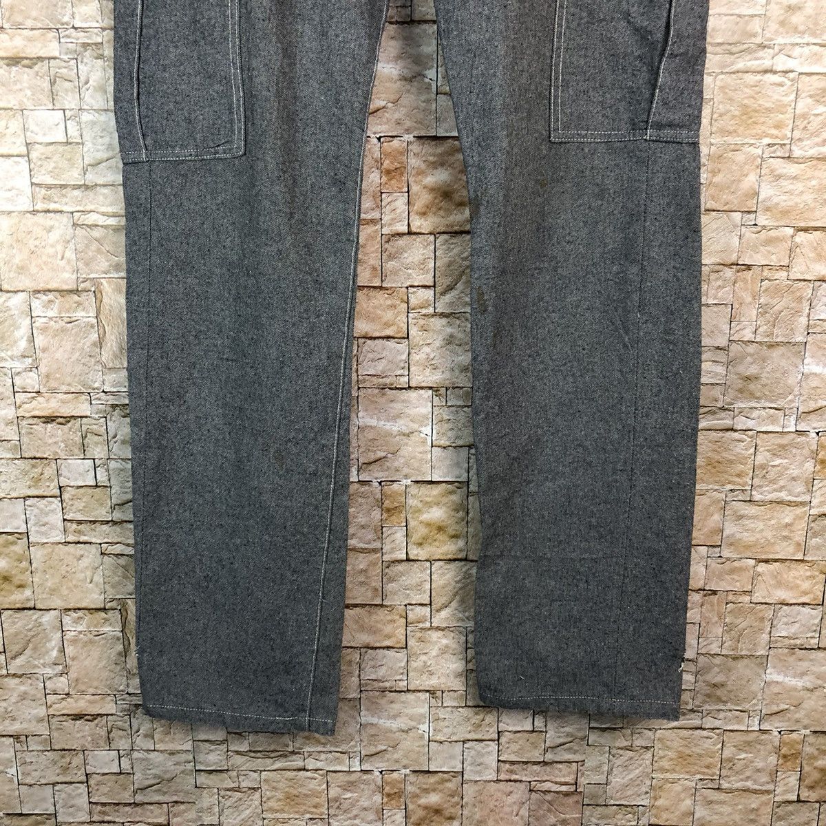 Japanese Brand Ikka Grey Cargo utility tactical Multipocket Pants #A840 Size US 31 - 7 Thumbnail