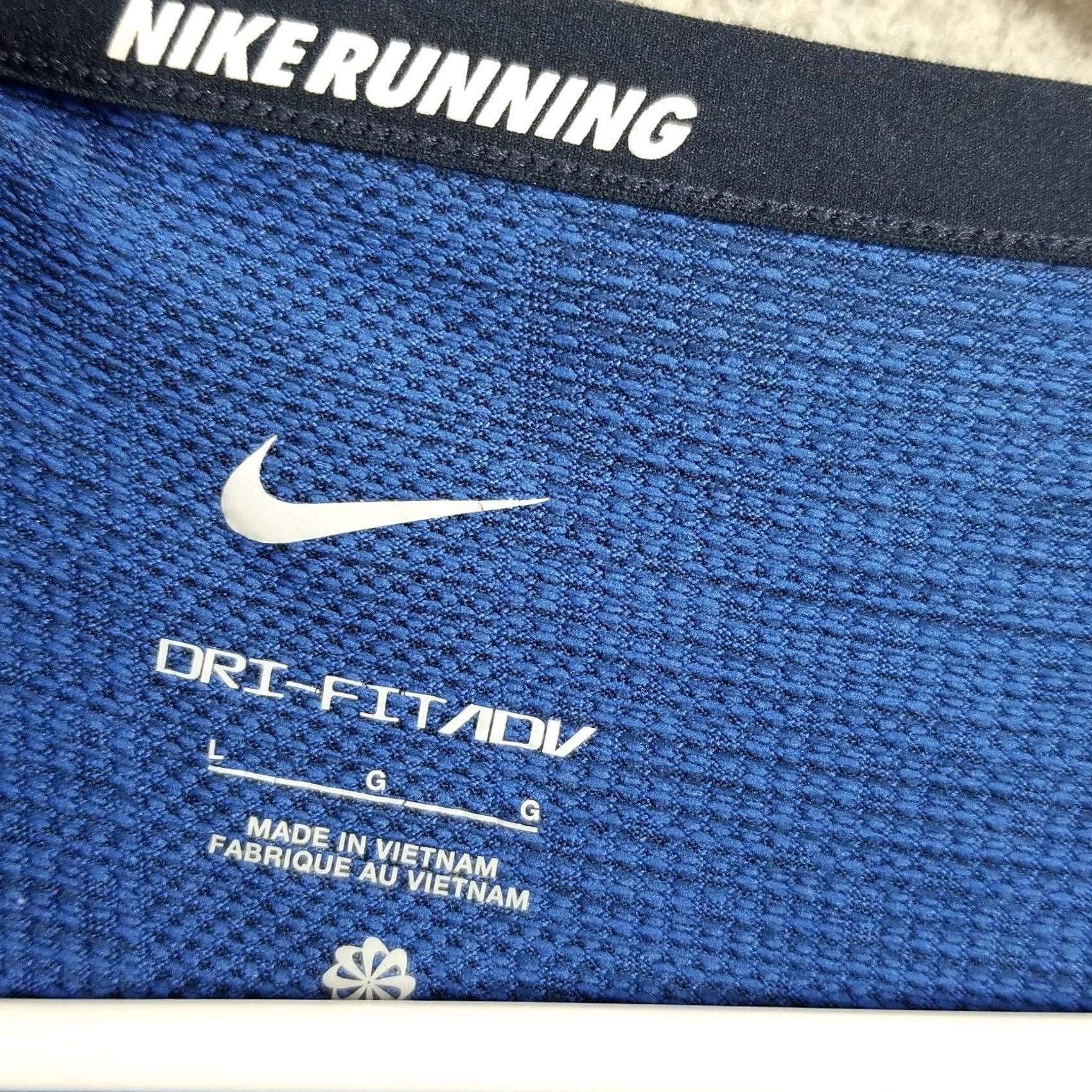 Nike Nike Dri-FIT ADV TechKnit Ultra Running Training Shirt Mens L Blue Size US L / EU 52-54 / 3 - 4 Thumbnail