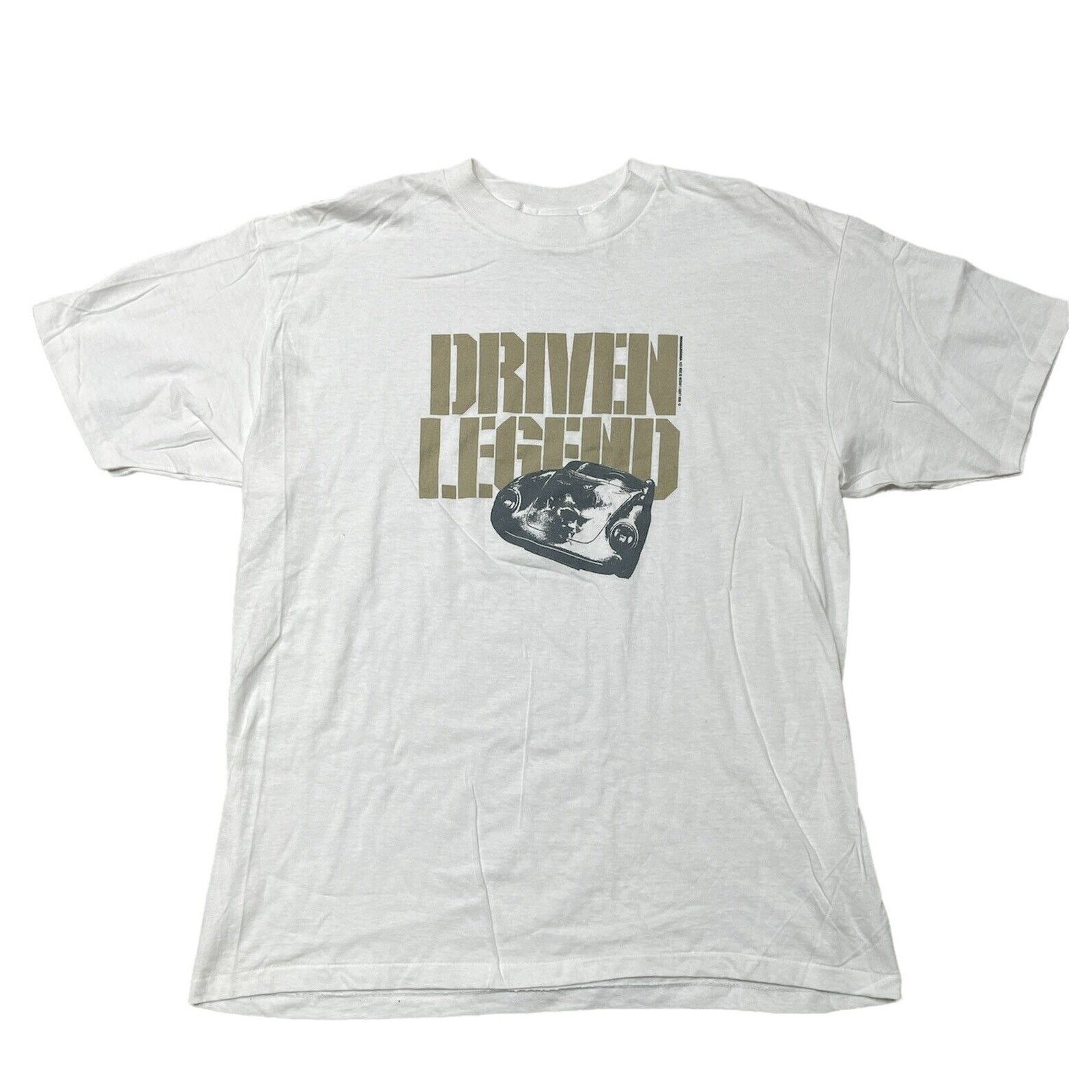 Vintage 90s James Dean Graphic Race car Porsche 550 Spyder XL VNDS Size US XL / EU 56 / 4 - 1 Thumbnail
