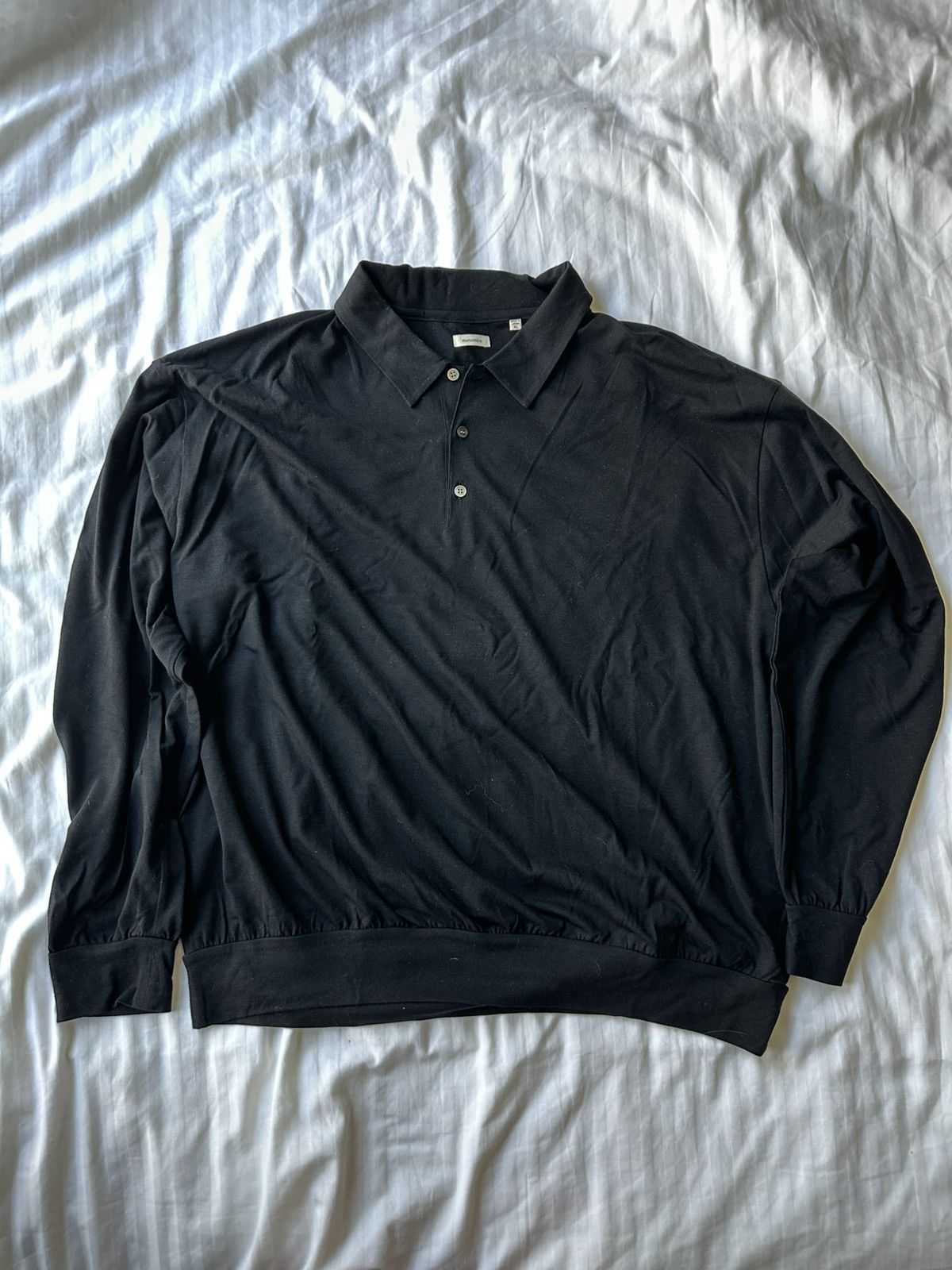 Nanamica Oversized Long Sleeve Polo XL Size US XL / EU 56 / 4 - 1 Thumbnail