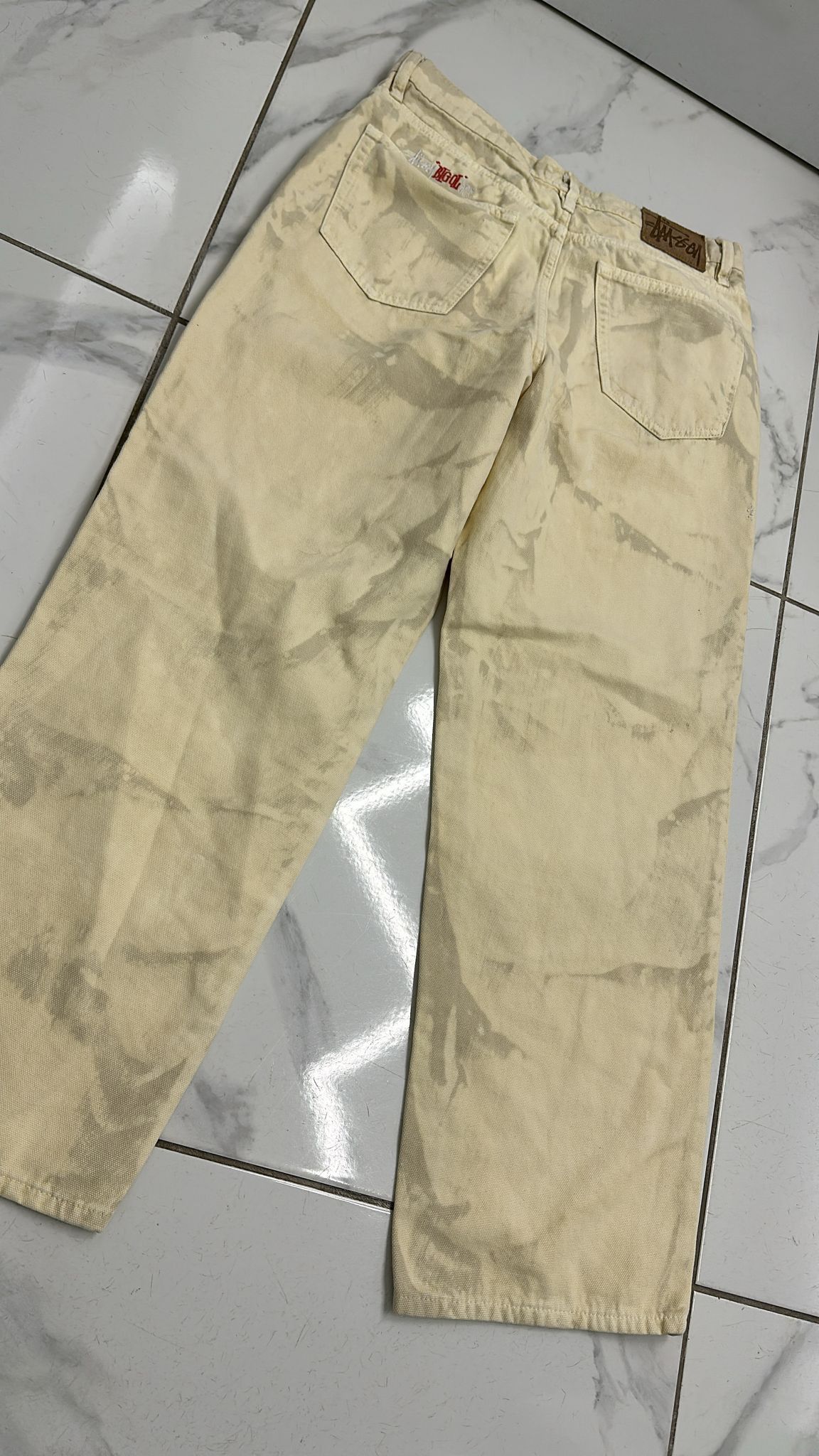 Stussy Stussy Big Ol’ Jeans Distressed Canvas Size 30 Size US 30 / EU 46 - 6 Thumbnail