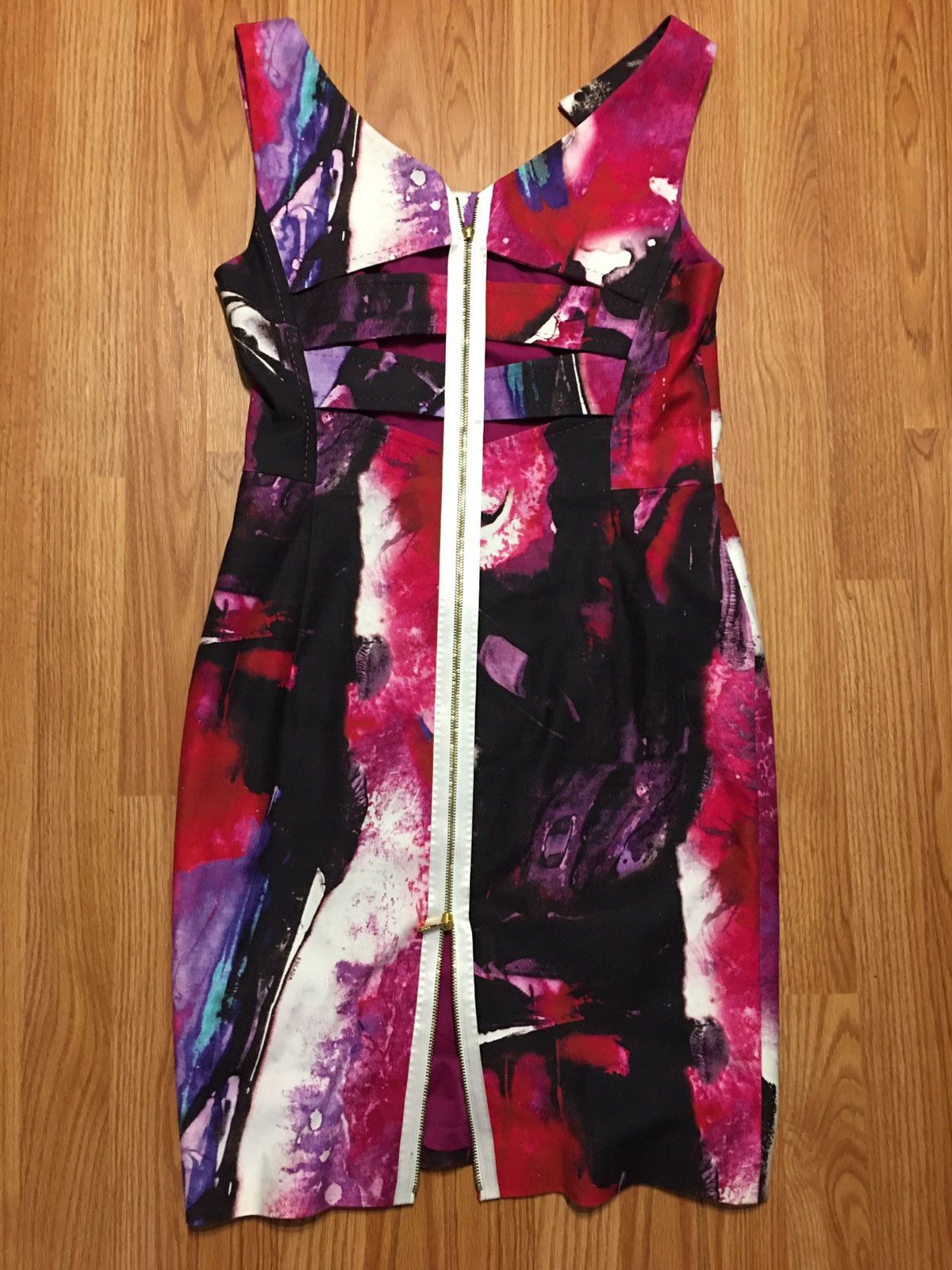 Escada ESCADA Delphi Fantasy Cotton Dress Size EU 38 Size S / US 4 / IT 40 - 11 Thumbnail