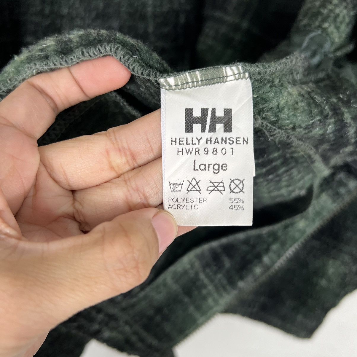 Helly Hansen 🔥 RARE VINTAGE HELLY HANSEN PLAID ANORAK FLEECE Size US L / EU 52-54 / 3 - 17 Thumbnail