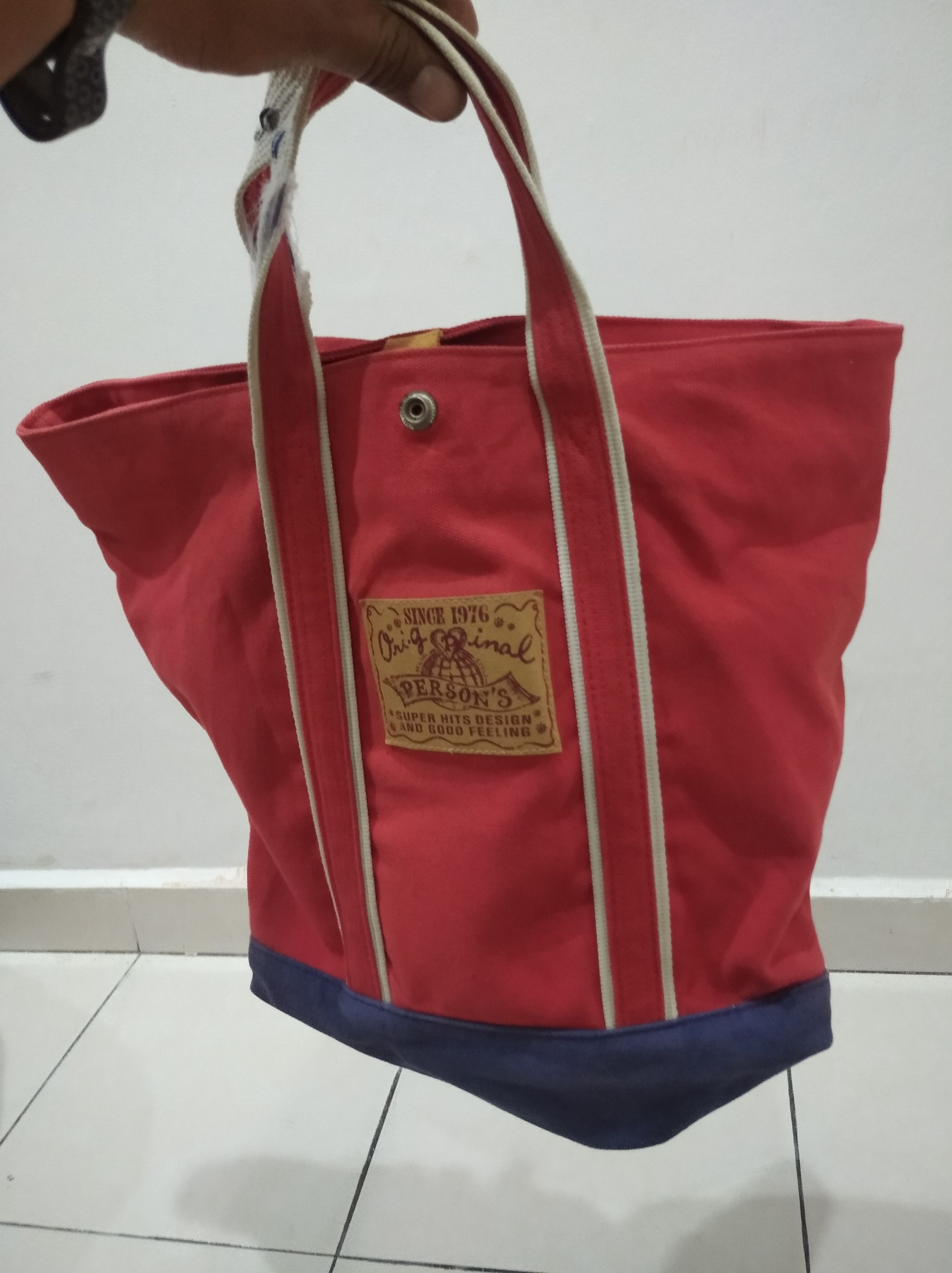 Japanese Brand × PERSON'S × Vintage Vintage person's tote bag rare Size ONE SIZE - 4 Thumbnail