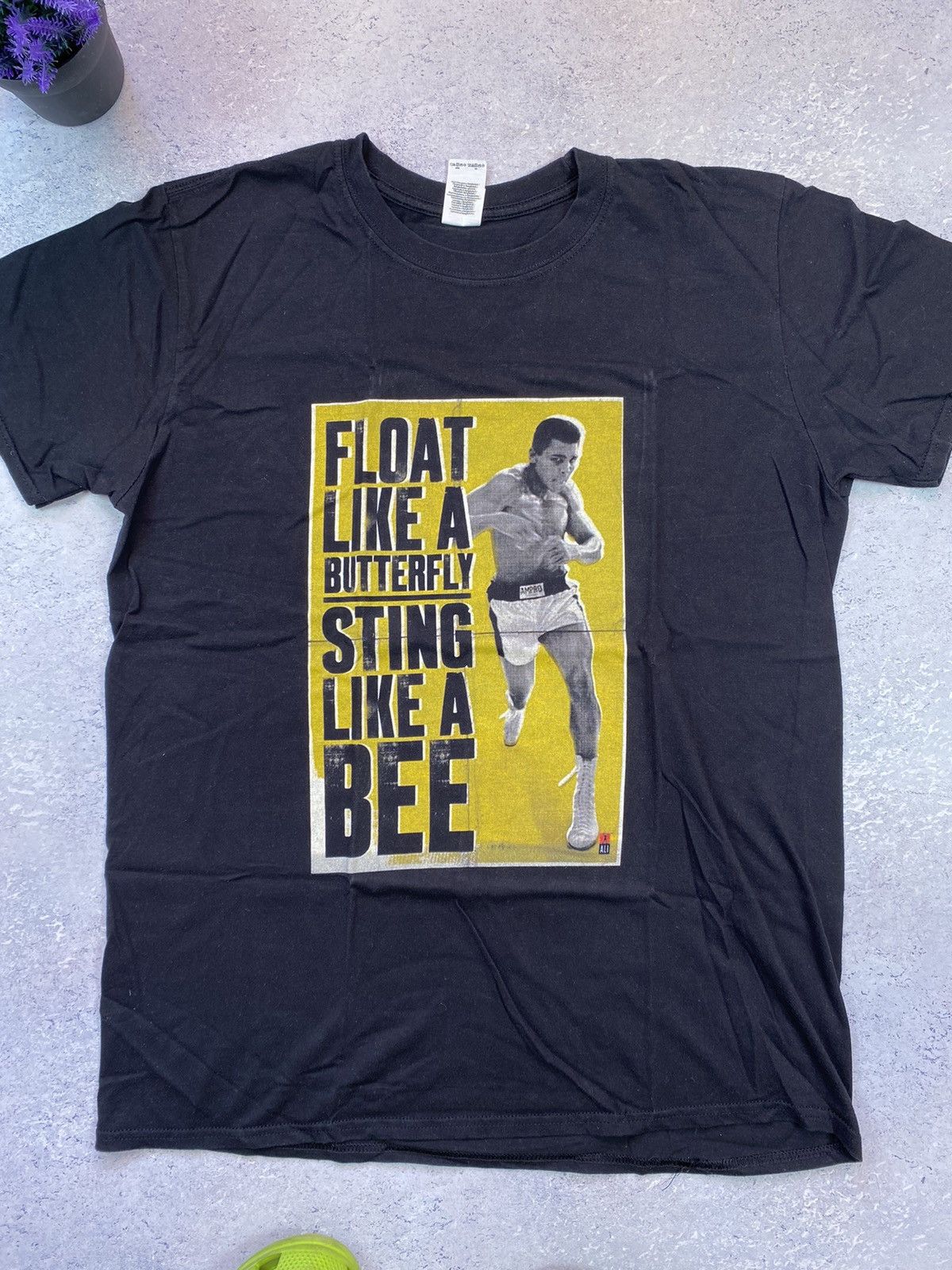 Designer Mohamed Ali Black Men’s T-shirt With Big Centre Logo Large Size US L / EU 52-54 / 3 - 3 Thumbnail