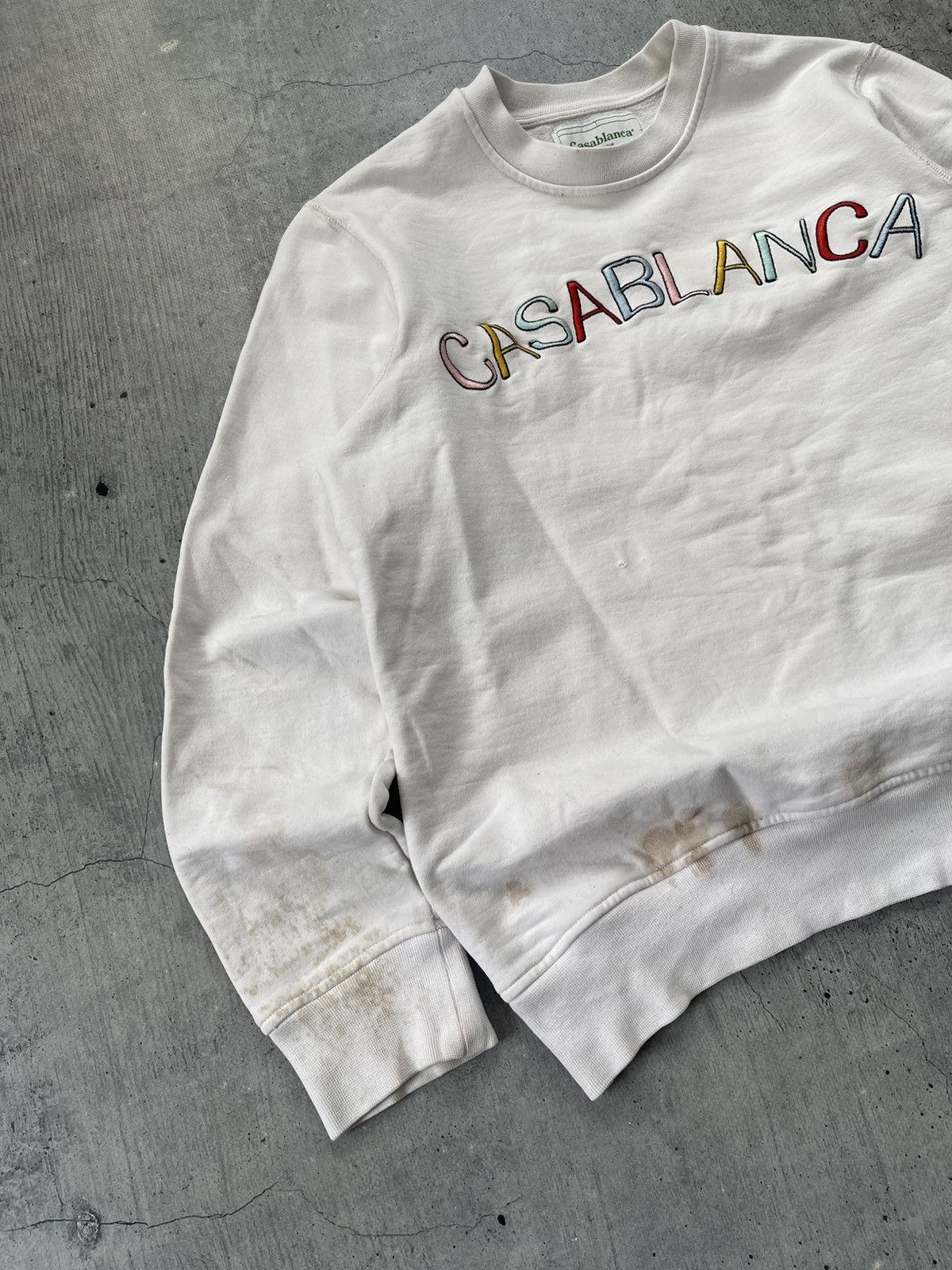 Casablanca Casablanca sweatshirt size s white men Size US S / EU 44-46 / 1 - 4 Thumbnail
