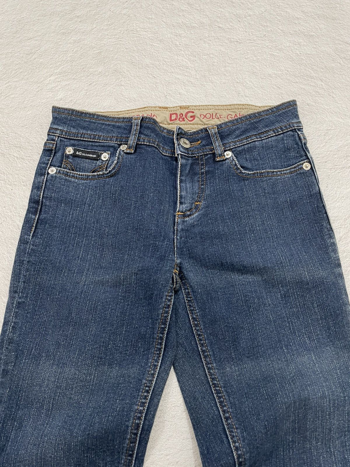 Dolce & Gabbana Dolce & Gabbana Basic Denim Women Y2K Size 26" / US 2 / IT 38 - 3 Thumbnail