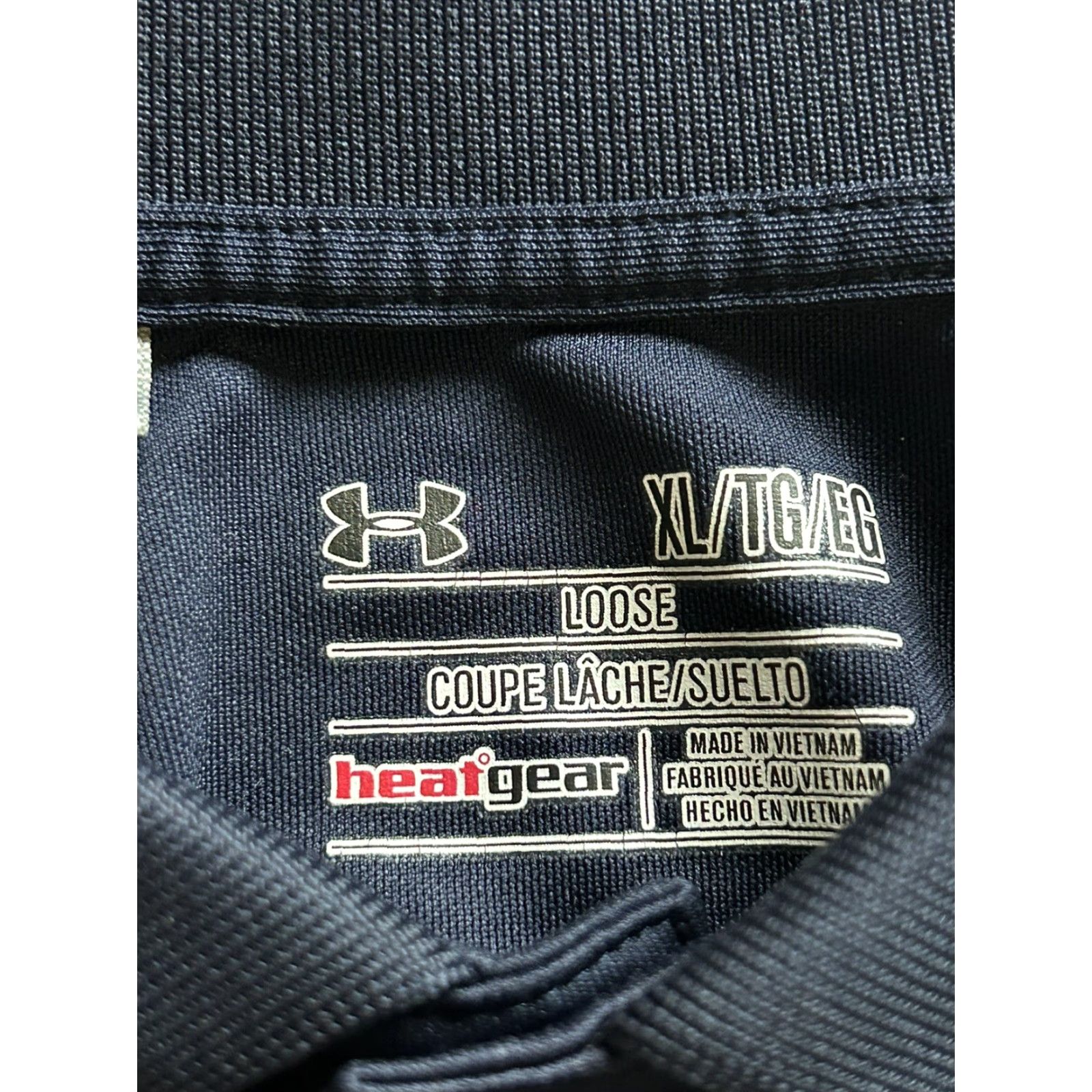 Under Armour Under Armour Golf Polo Shirt Navy Blue Loose Fit HeatGear XL Men Size US XL / EU 56 / 4 - 4 Thumbnail