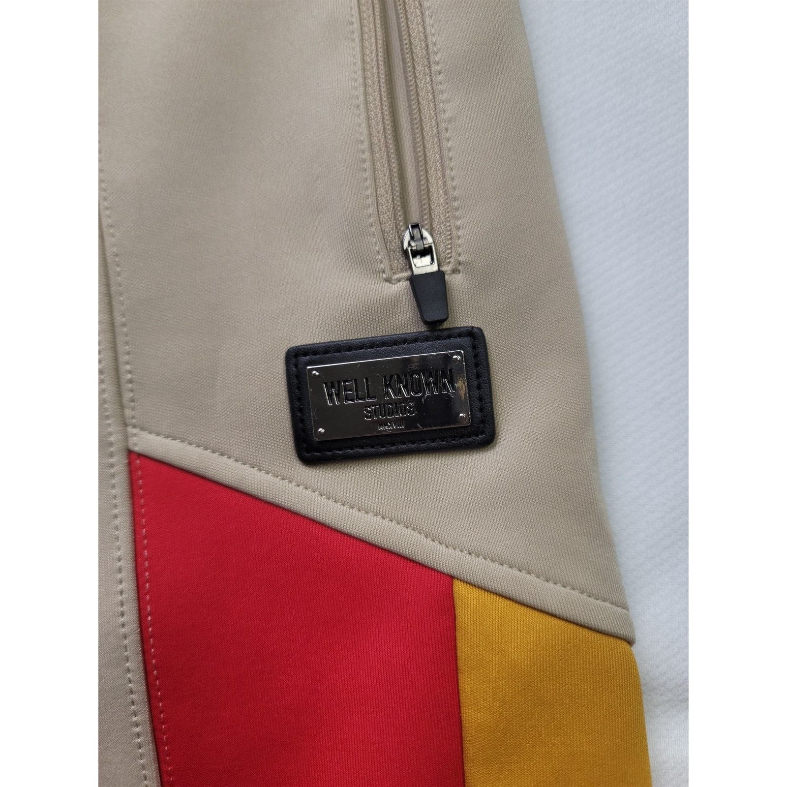 Well Known Studios Well Known Studios Trackpants Men's Medium Beige Red/ Yellow Size US 32 / EU 48 - 3 Thumbnail