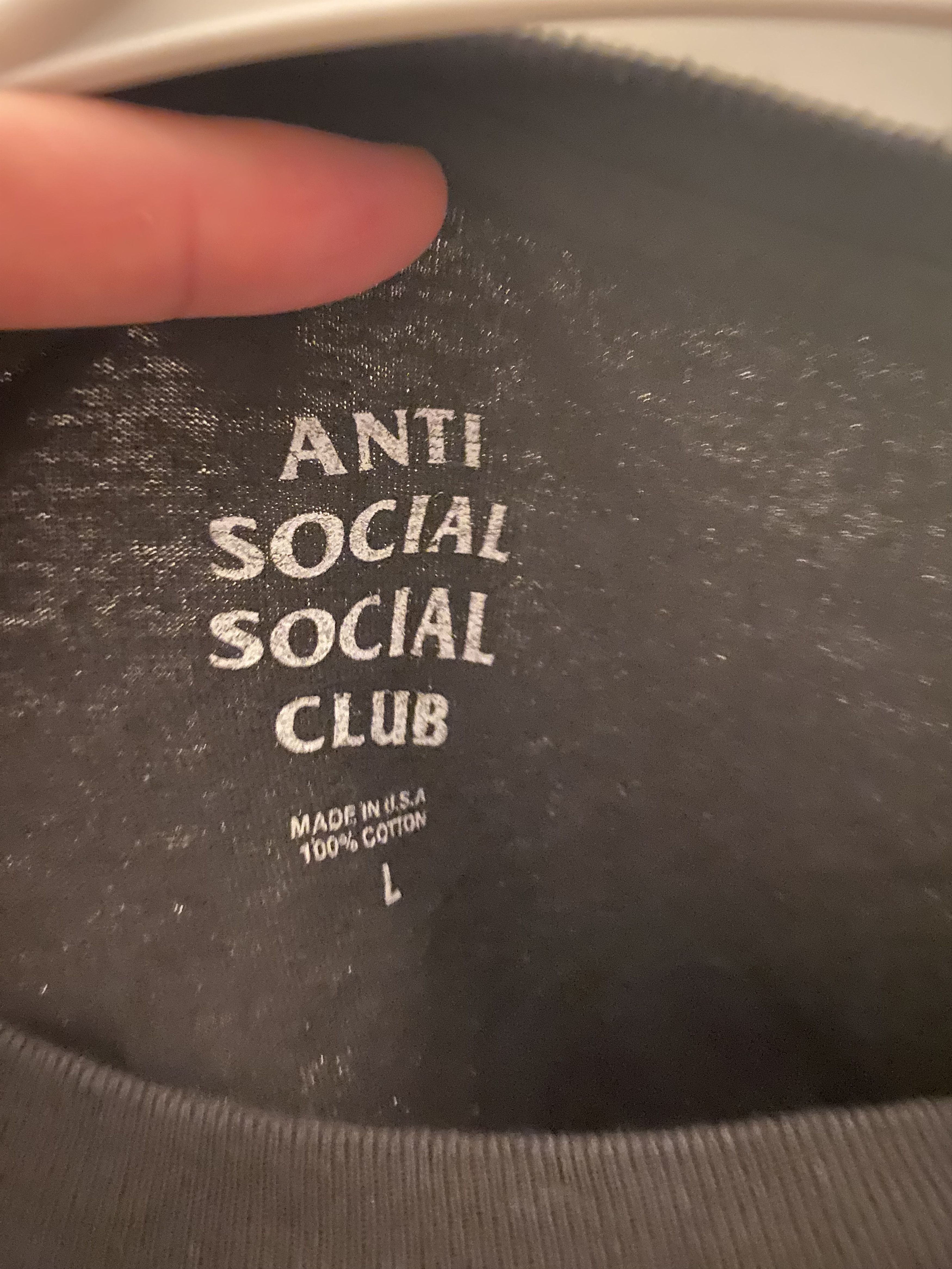 Anti Social Social Club Anti Social Social Club - Prius Tee - Black - Large Size US L / EU 52-54 / 3 - 3 Thumbnail