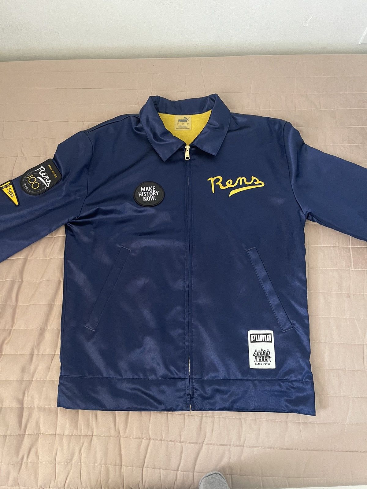 Puma Puma Harlem New York Rens Collared Jacket Zip Up Size US S / EU 44-46 / 1 - 1 Thumbnail