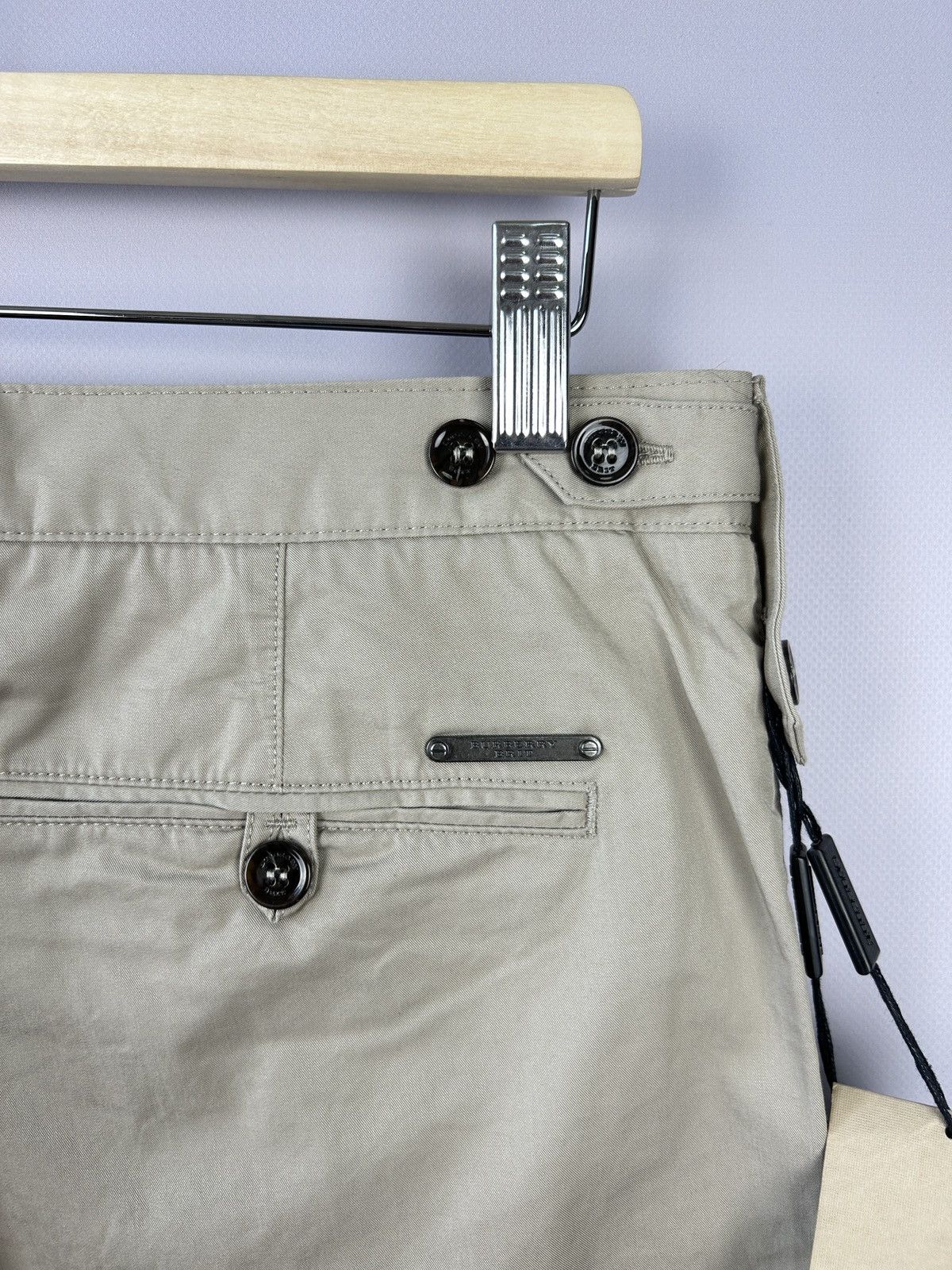 Burberry × Designer Burberry Brit Beige Chino Pants Trousers Sz W30 BNWT Luxury Size US 30 / EU 46 - 9 Thumbnail